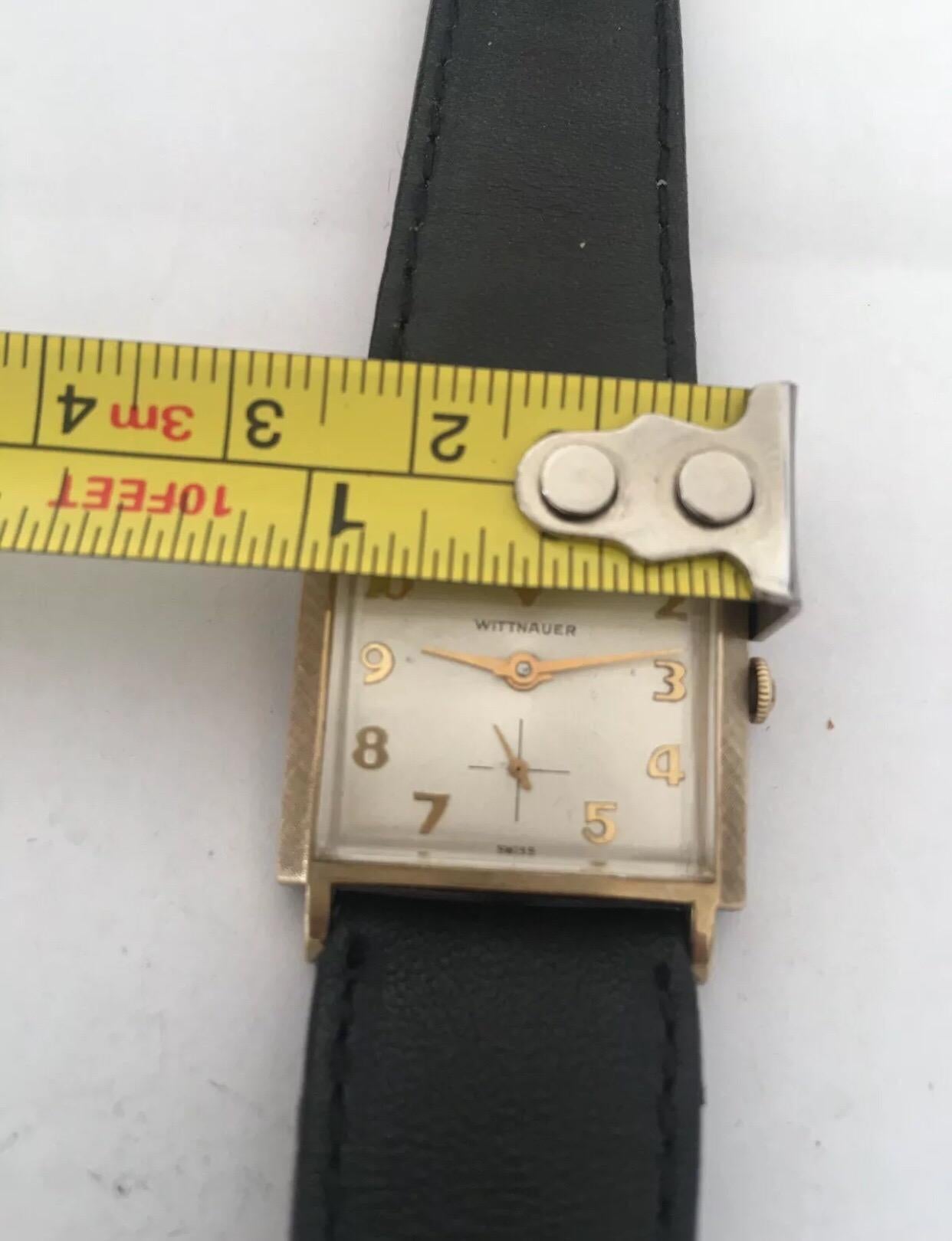 wittnauer 10k gold filled watch