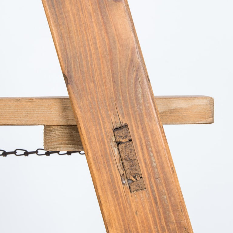 1940s Vintage Wooden Ladder Shelf at 1stDibs