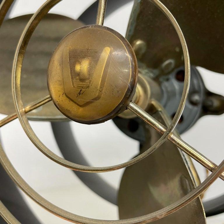 1940s Vornado Vintage Electric Metal Table Fan Restored For Sale 4