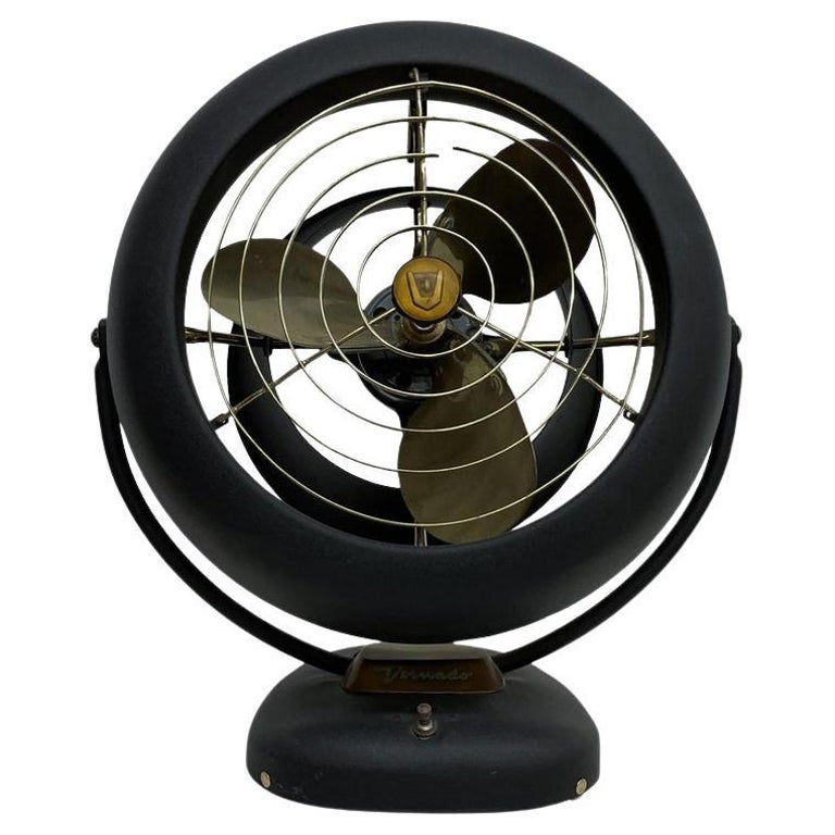 1940s Vornado Vintage Electric Metal Table Fan Restored For Sale
