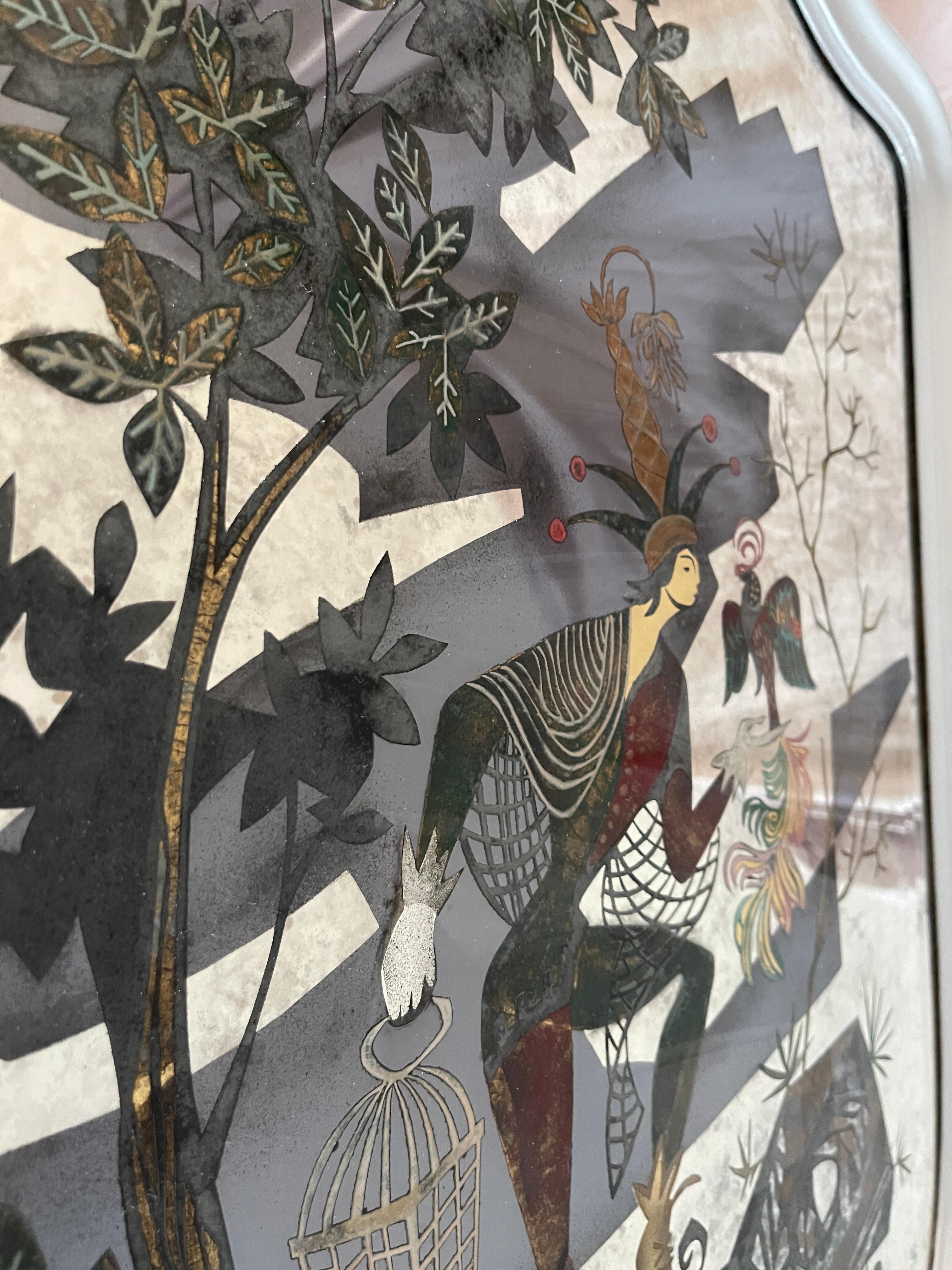 1940's  Miroir mural Robert Pansart en vente 5