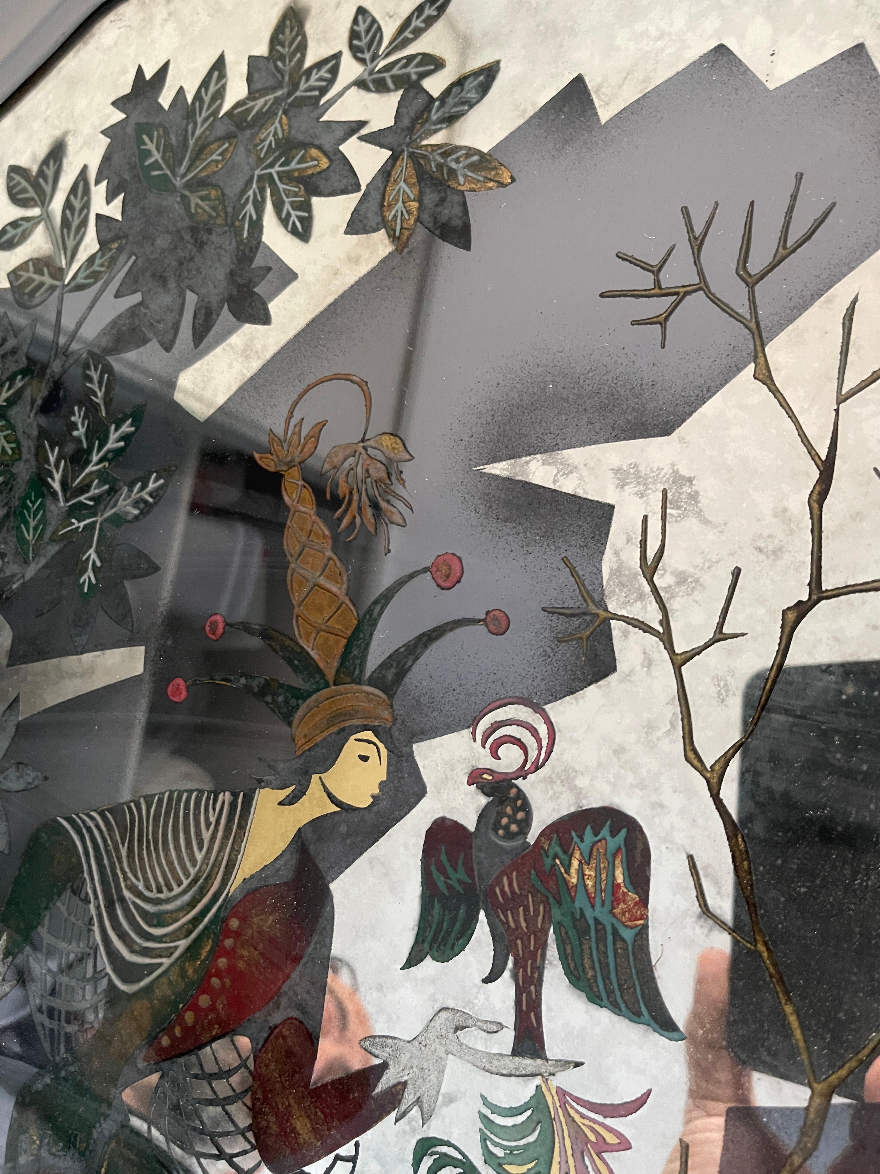 1940's  Miroir mural Robert Pansart en vente 6