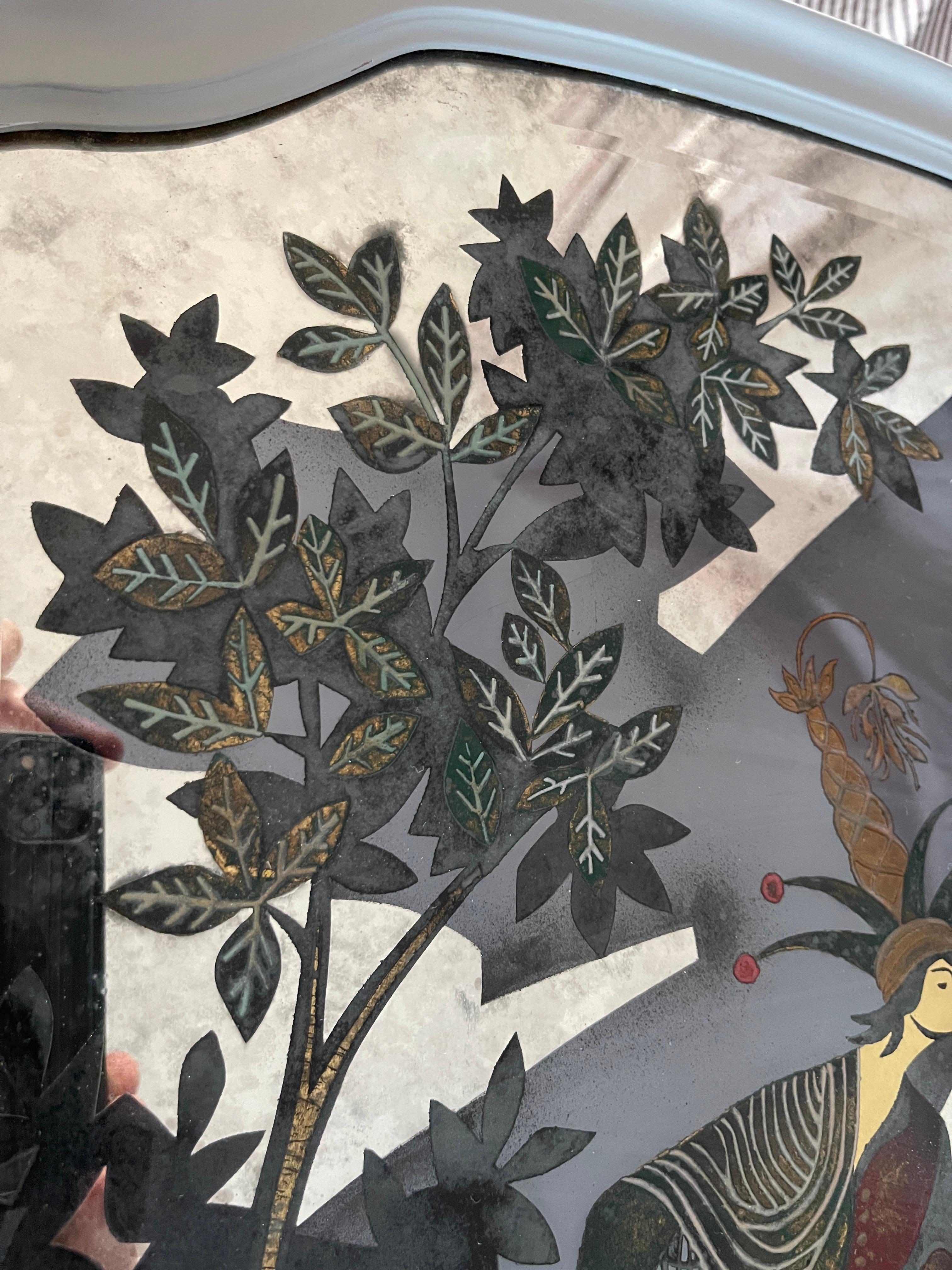 Français 1940's  Miroir mural Robert Pansart en vente