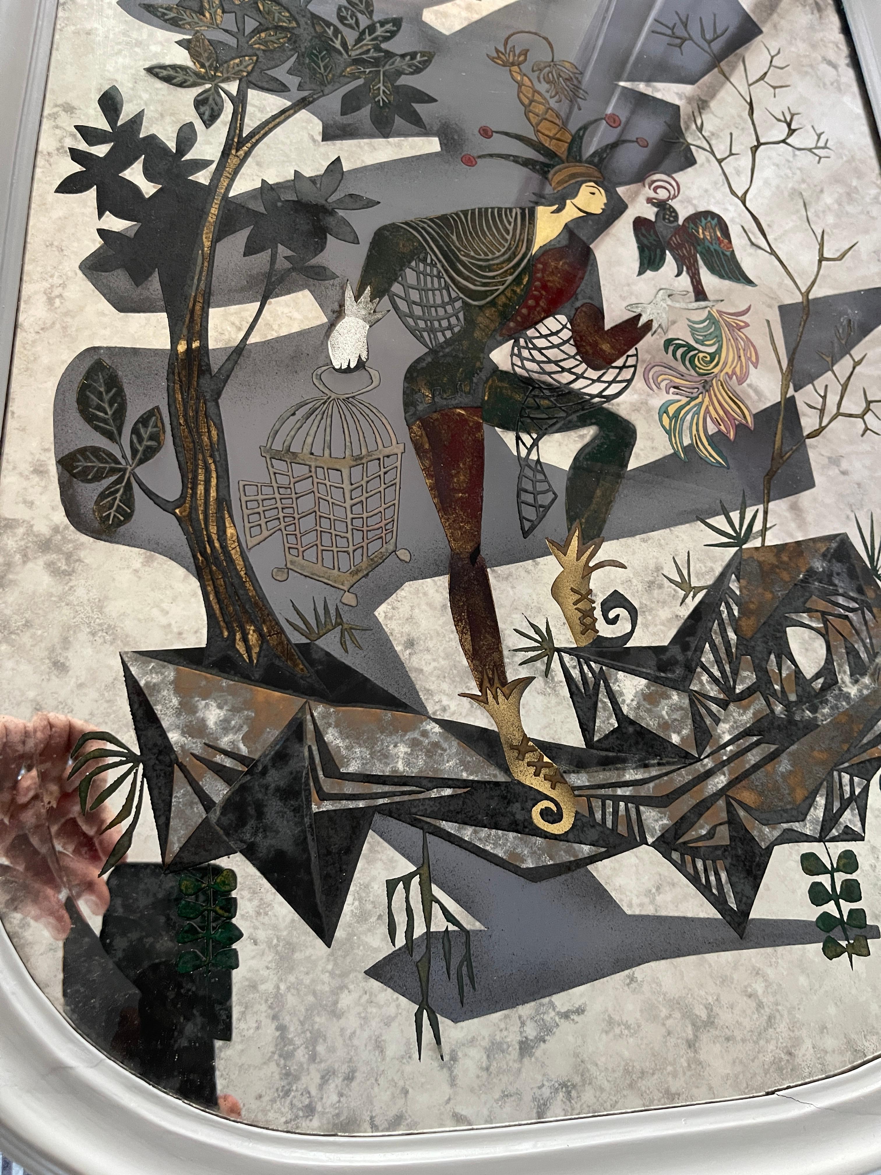 1940's  Miroir mural Robert Pansart Bon état - En vente à Bois-Colombes, FR