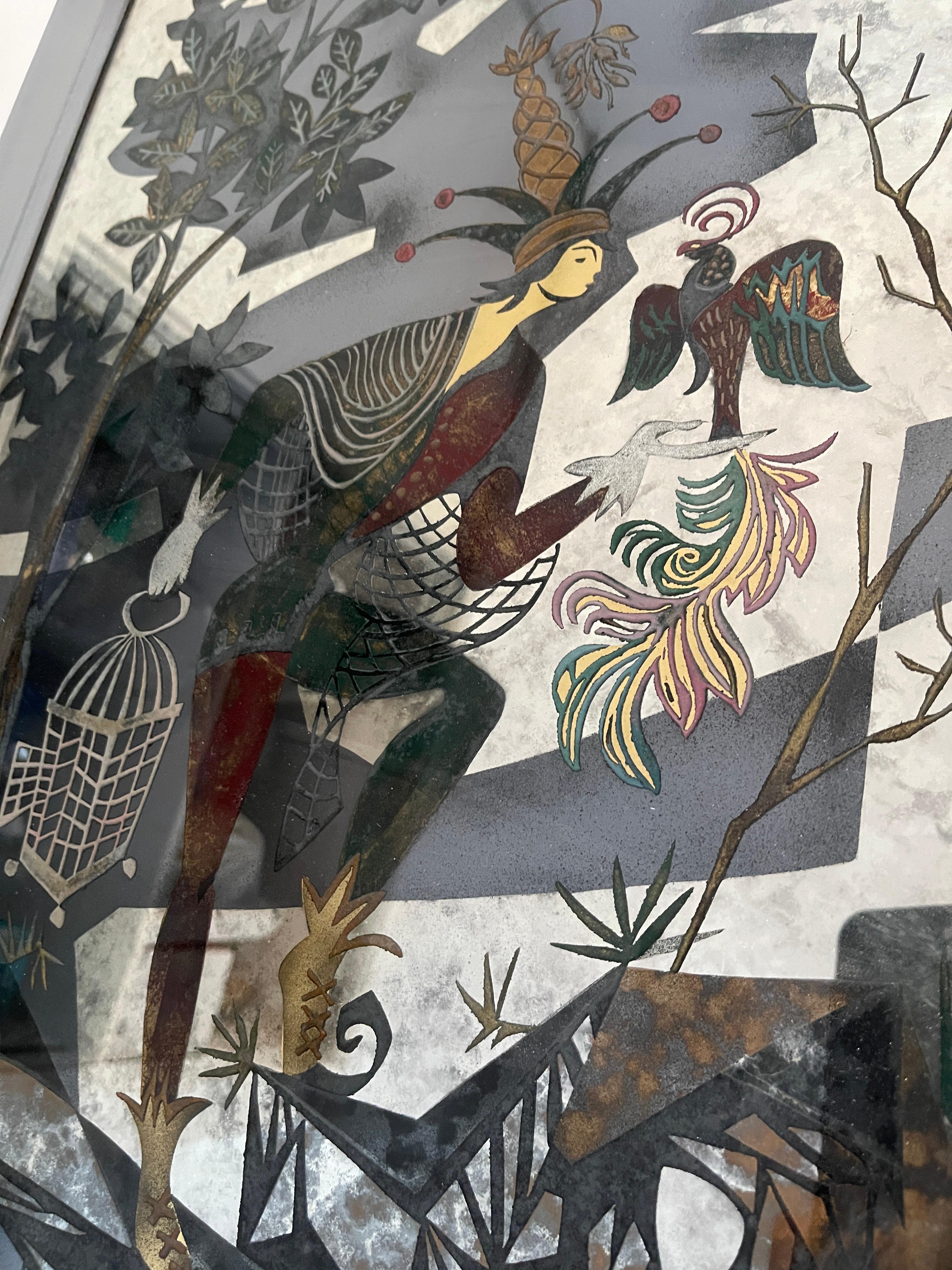 1940's  Miroir mural Robert Pansart en vente 1