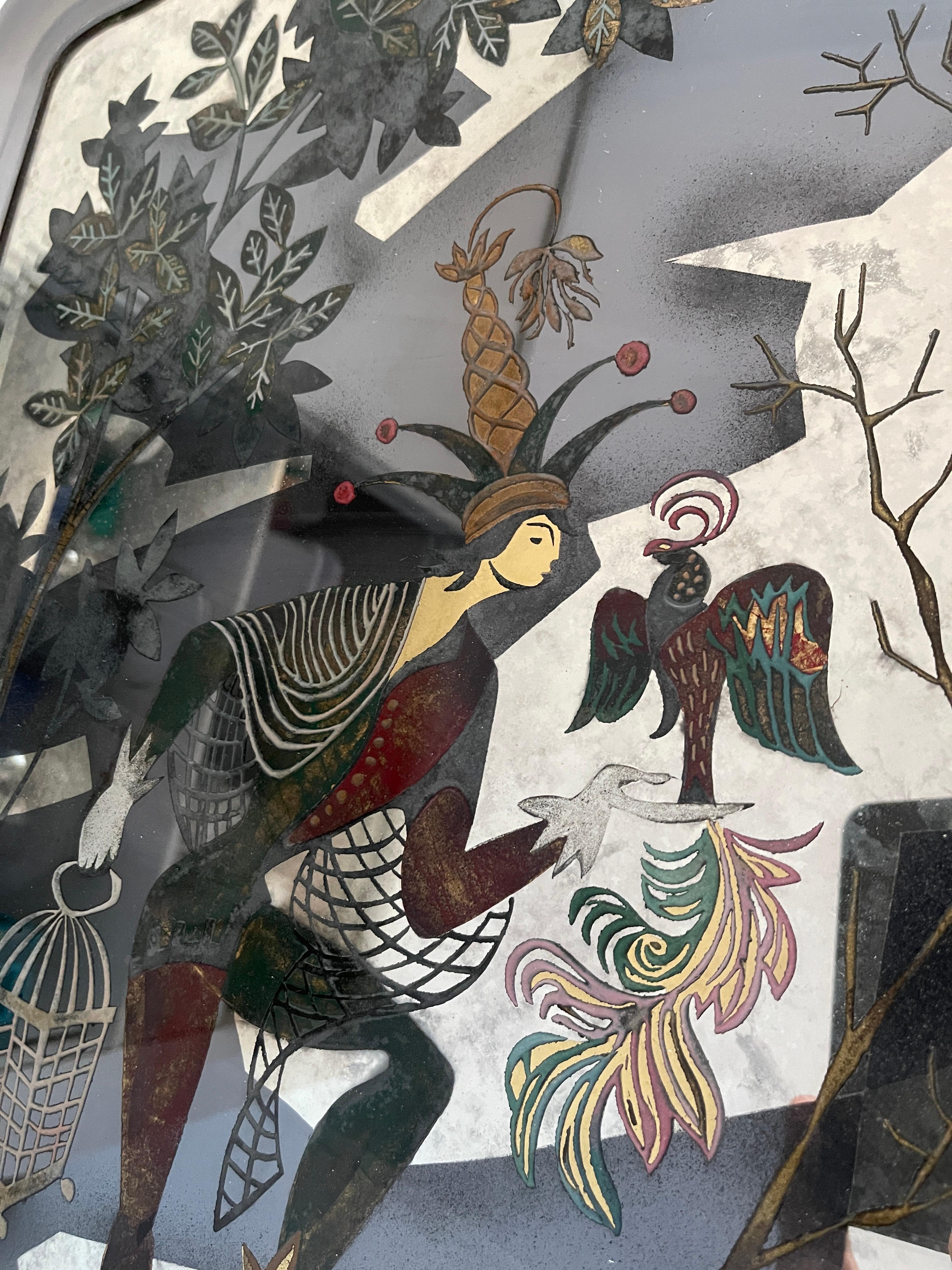 1940's  Miroir mural Robert Pansart en vente 2