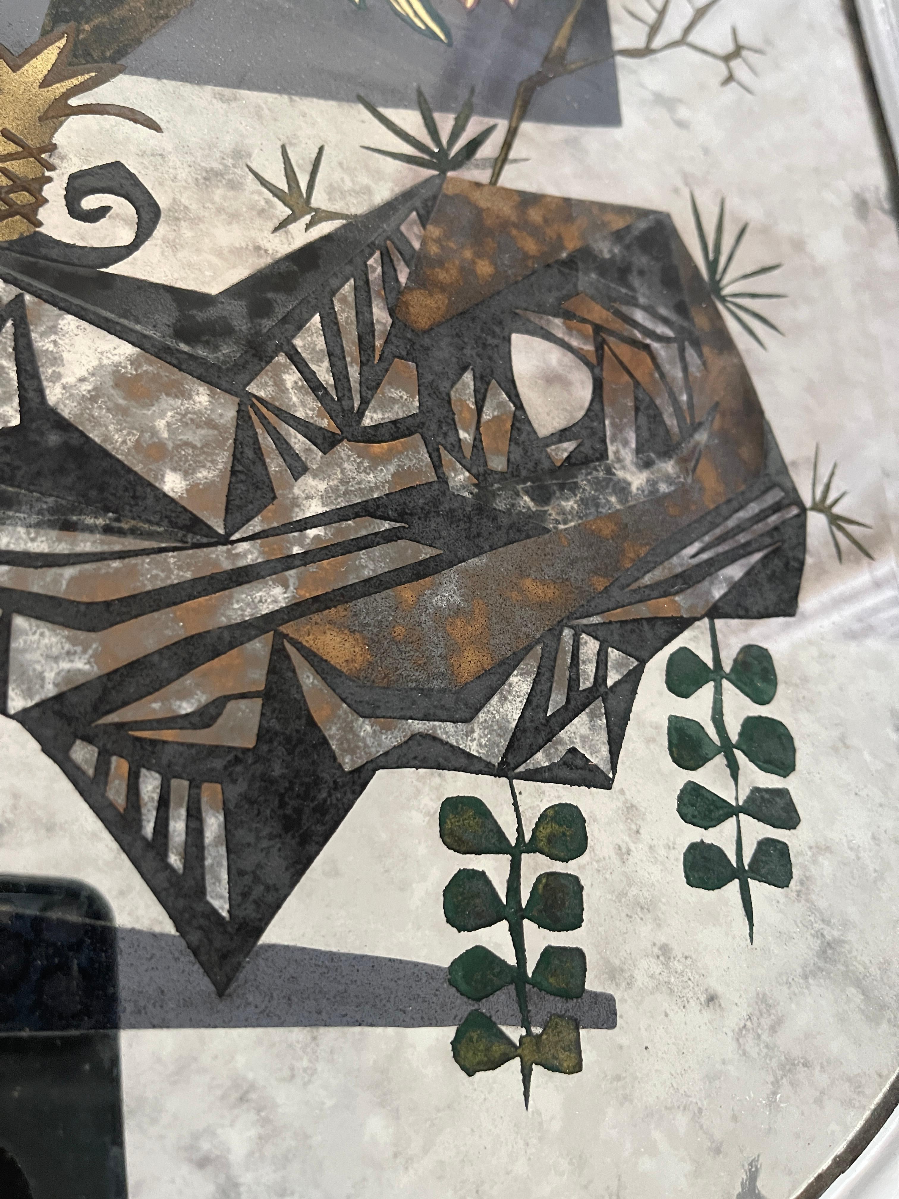 1940's  Miroir mural Robert Pansart en vente 3