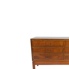 1940s Walnut Chest of Drawers Attributed to Ole Wanscher