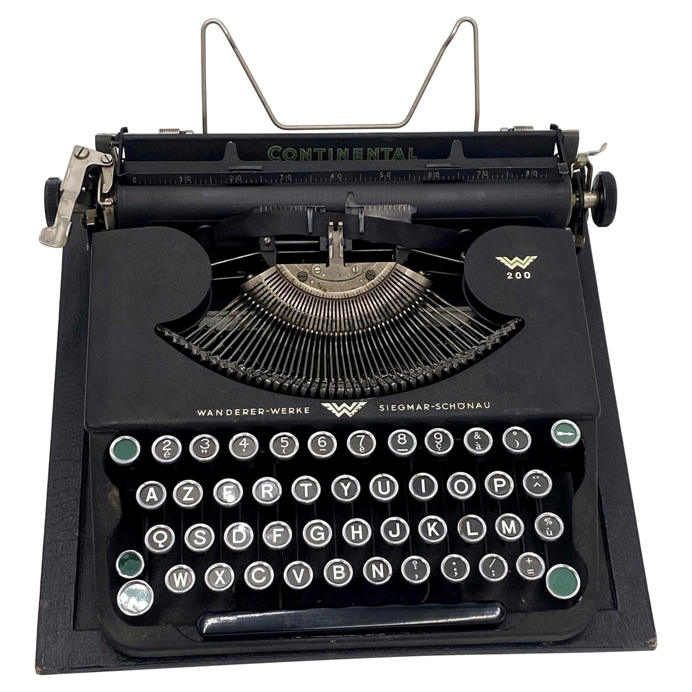 1940er Jahre Wanderer Werke Französisch Tastatur Schreibmaschine