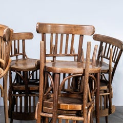 1940's Warm Oak Classic Bentwood Dining Chair - Letzte verfügbare Exemplare