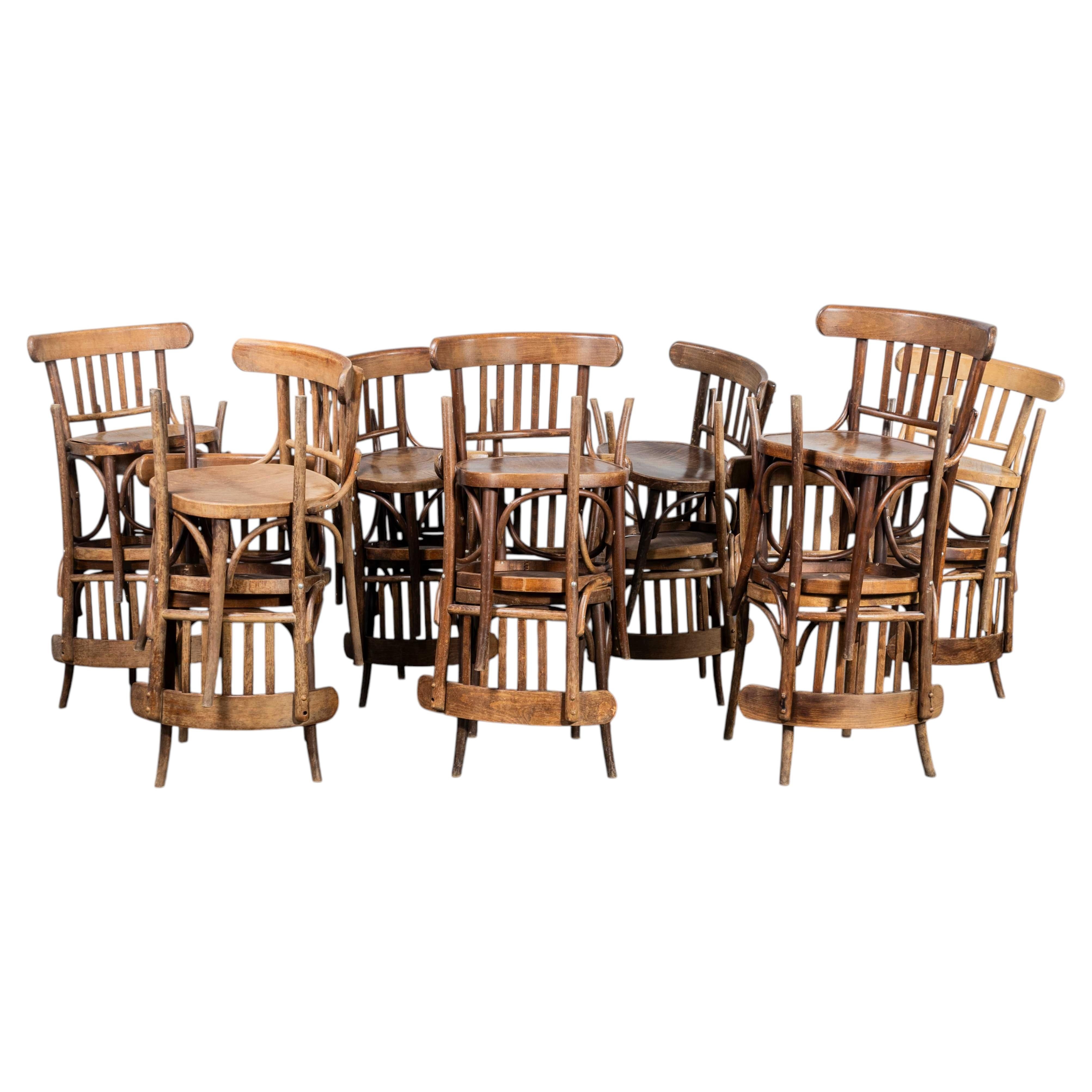 1940’s Warm Oak Classic Bentwood Dining Chair - Last Few Available For Sale