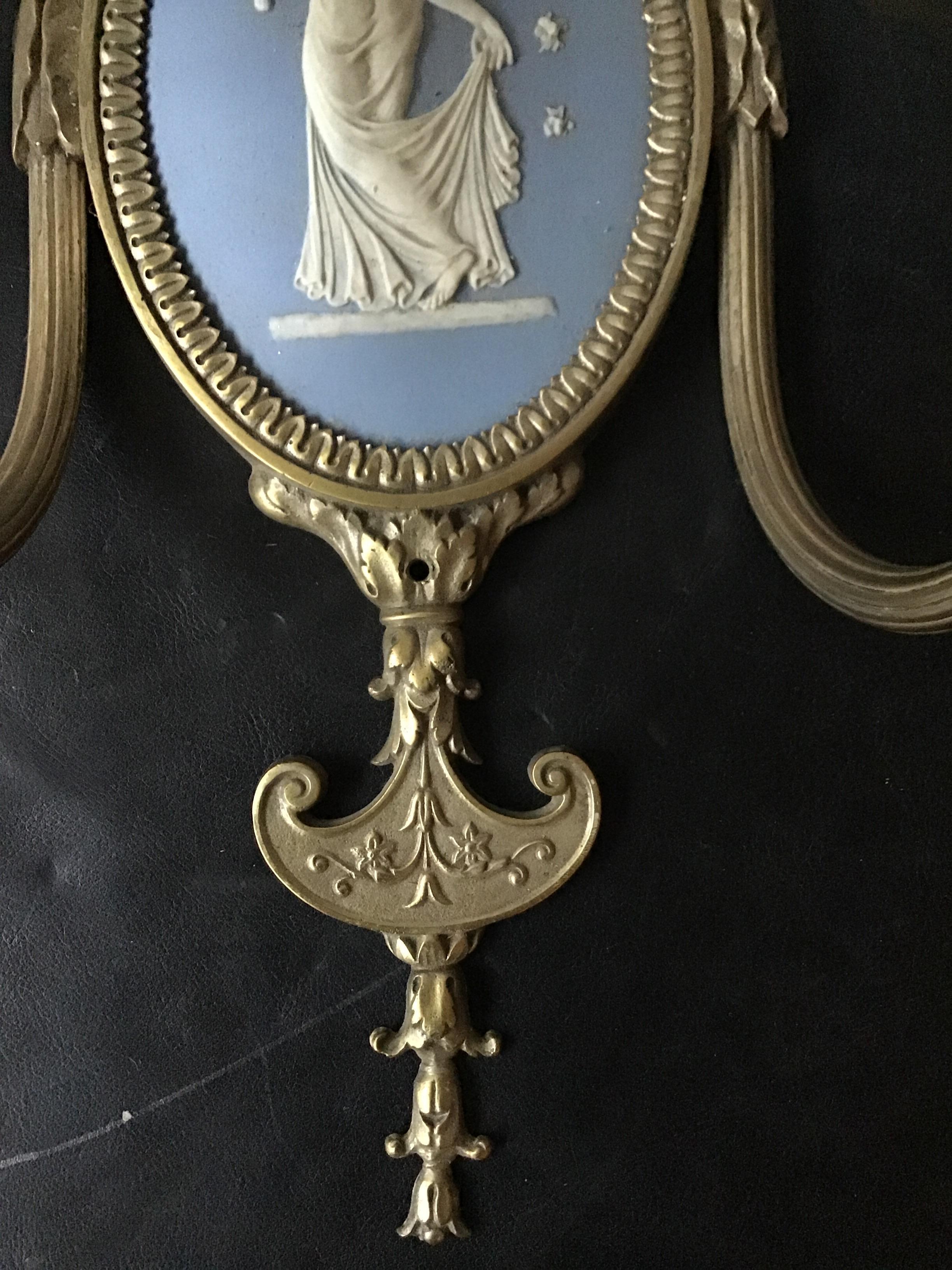 1940s Wedgwood Sconces For Sale 6
