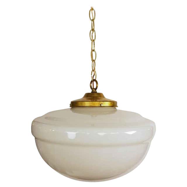 Antique Schoolhouse Light at 1stDibs