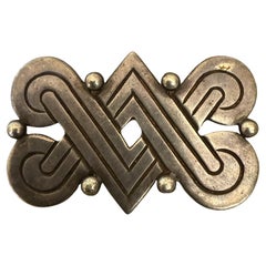 William Spratling Hector Aguilar Broche en argent sterling des années 1940