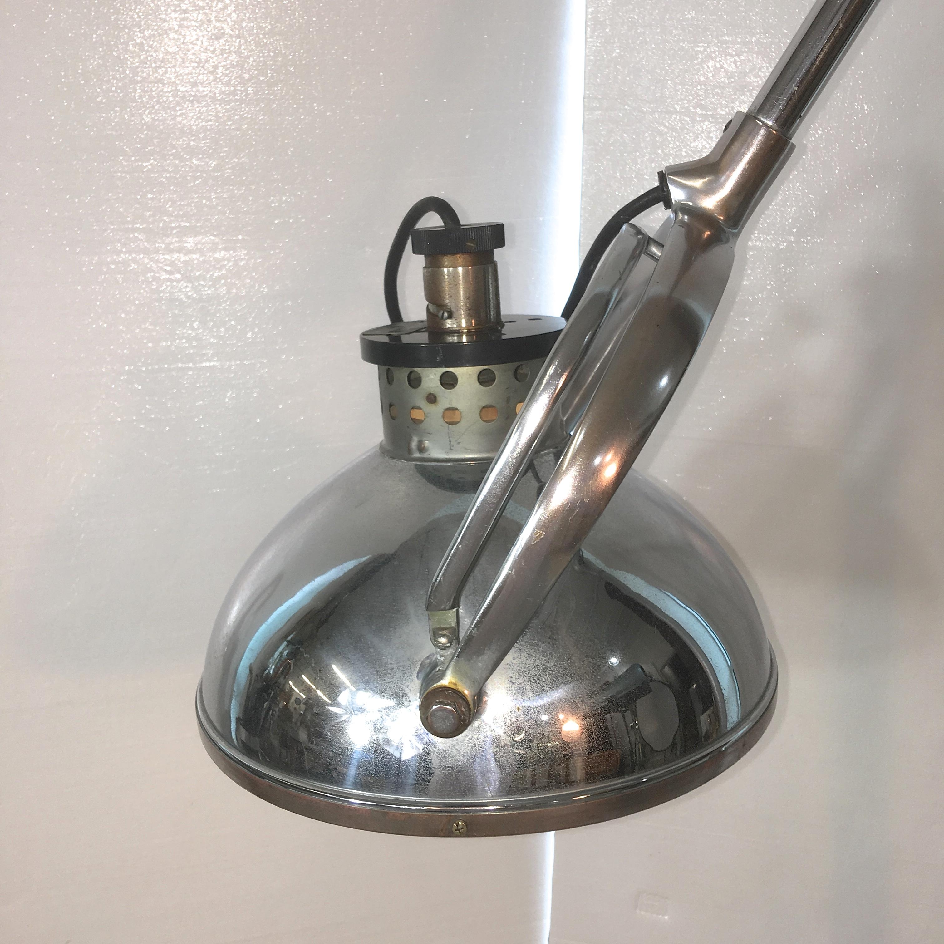 1940s Wilmot Castle Articulating Counterbalance Surgical Lamp 6
