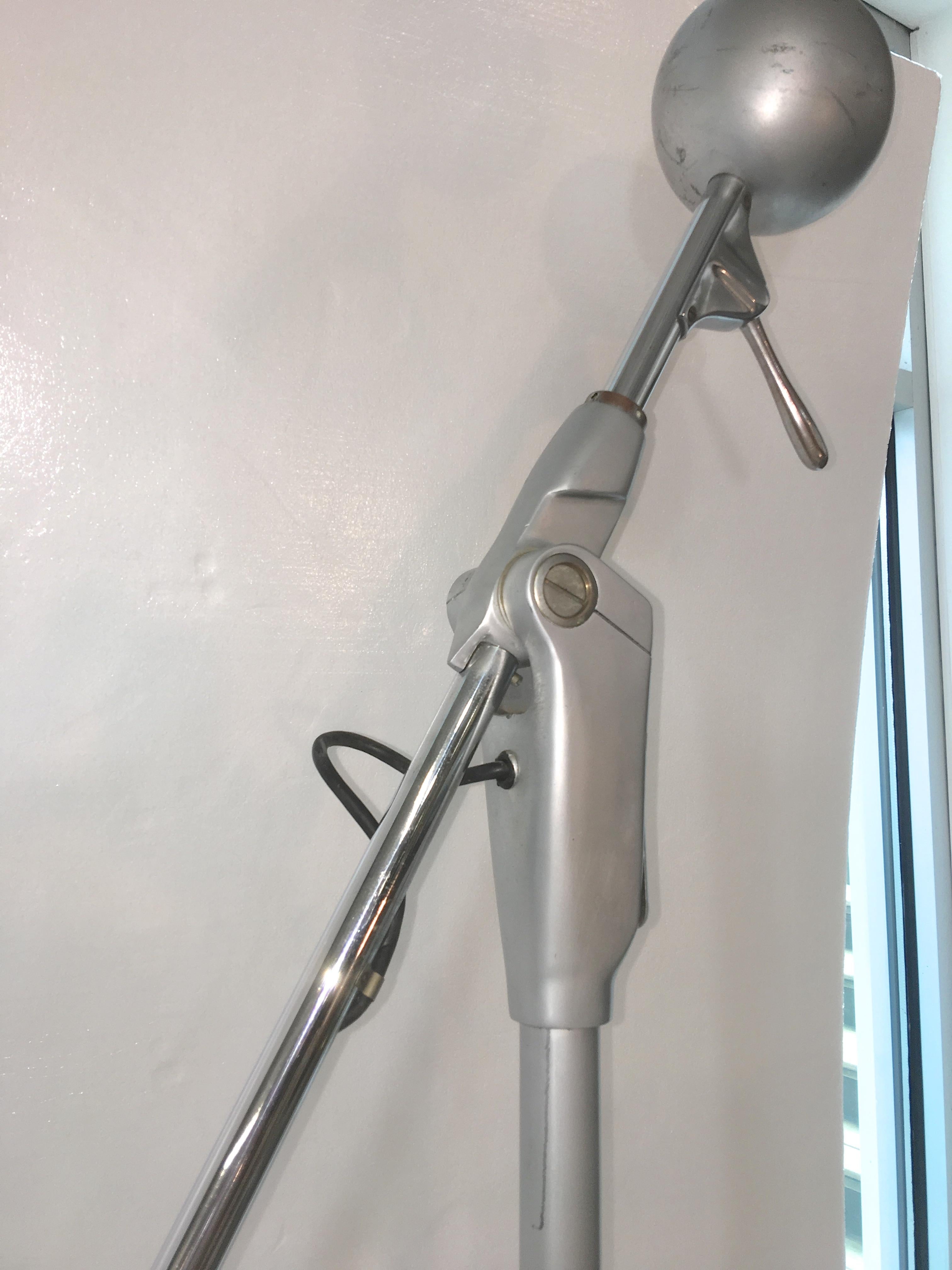 Industrial 1940s Wilmot Castle Articulating Counterbalance Surgical Lamp
