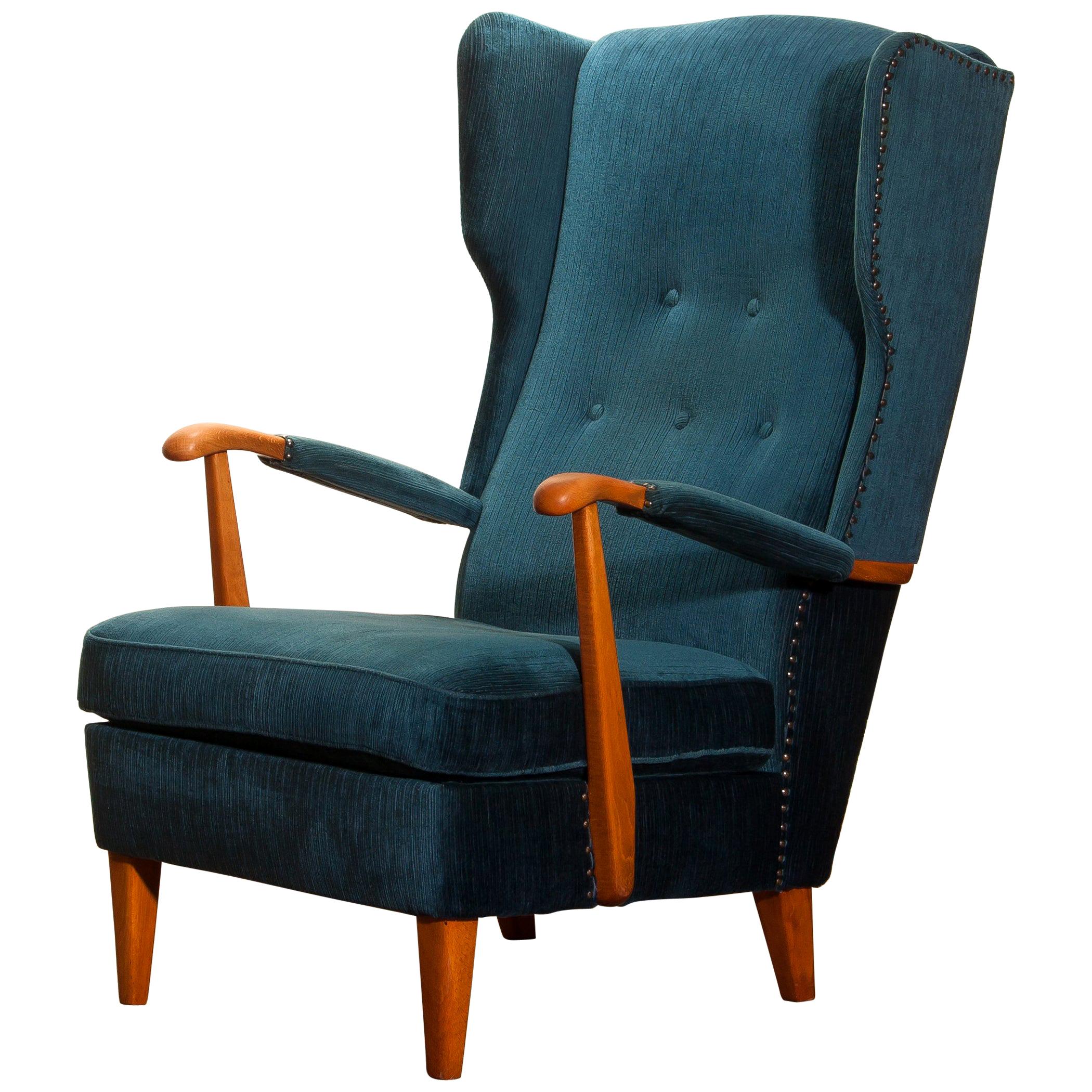 Extremely rare and beautiful wingback chair 