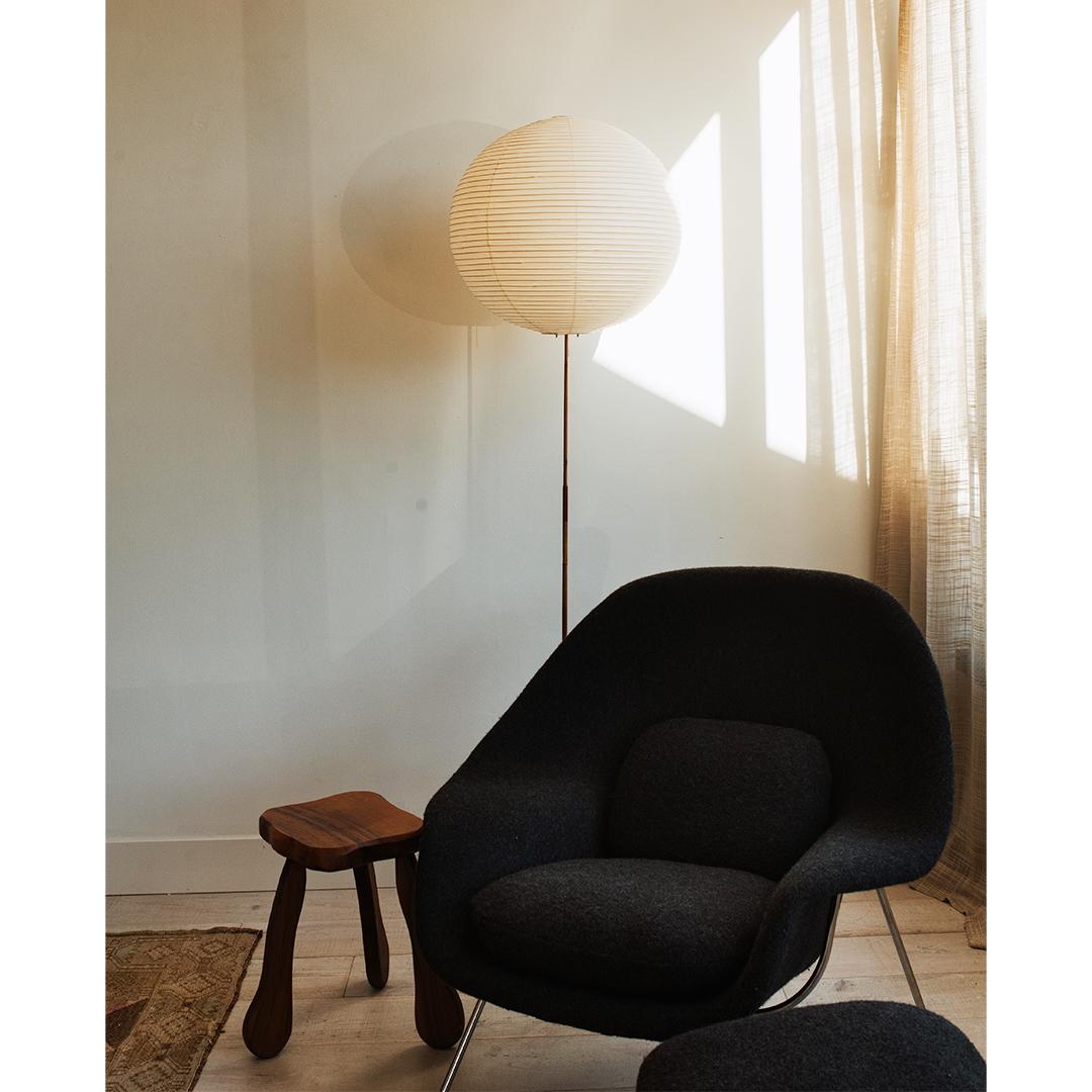 20th Century 1940s Womb Chair and Ottoman by Eero Saarinen, 2 Pieces