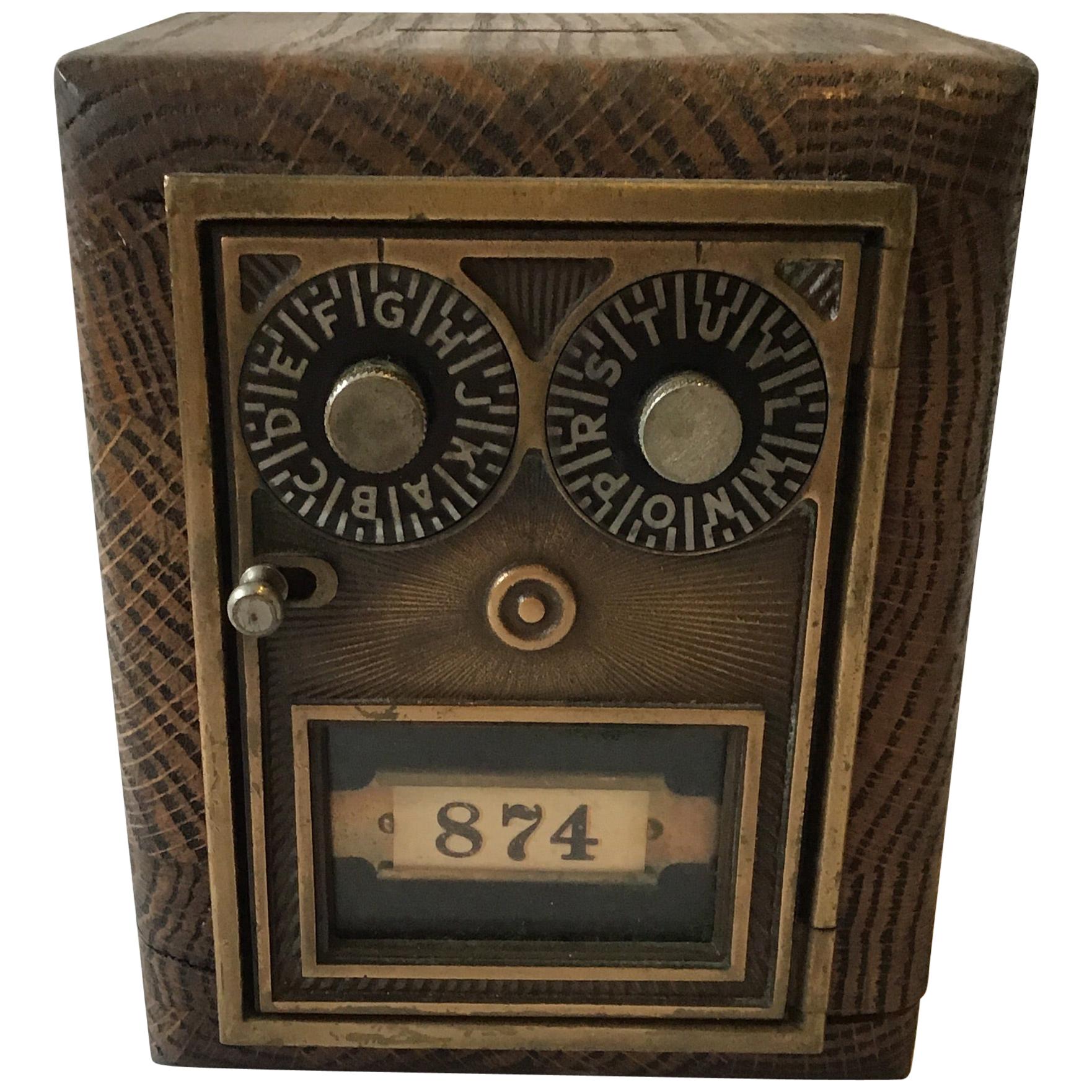 1940s Wood Bank by the Streeter Company