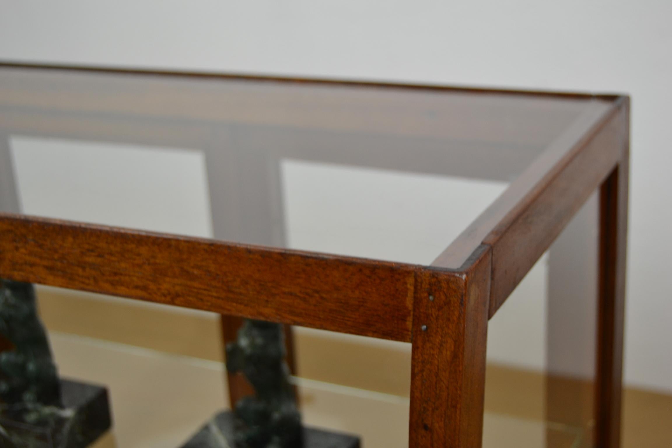 1940s Wooden Counter, Top Display, Showcase, 2 Pieces, Europe 2