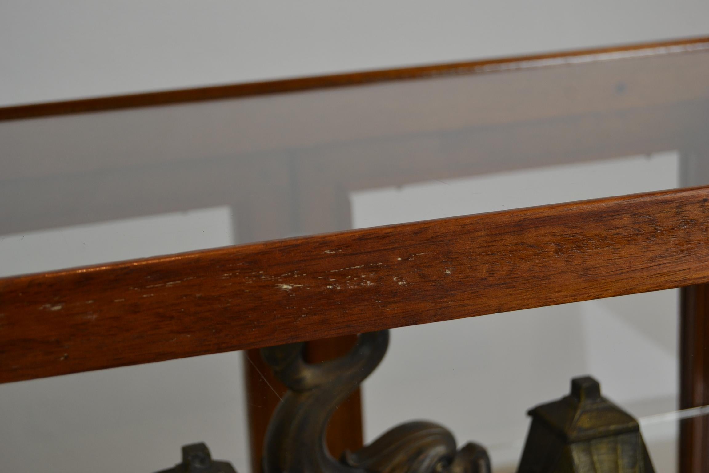 1940s Wooden Counter, Top Display, Showcase, 2 Pieces, Europe 6