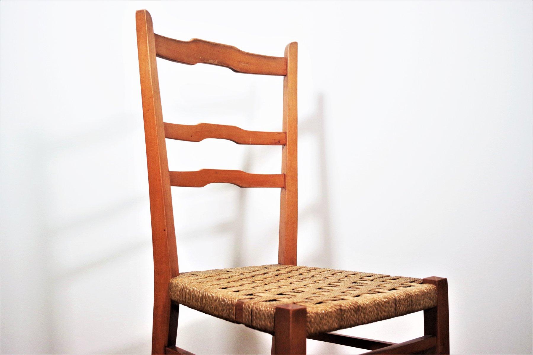 esszimmergarnitur aus Holz aus den 1940er Jahren - Tisch, Stühle und Anrichten (9er-Set) im Angebot 7