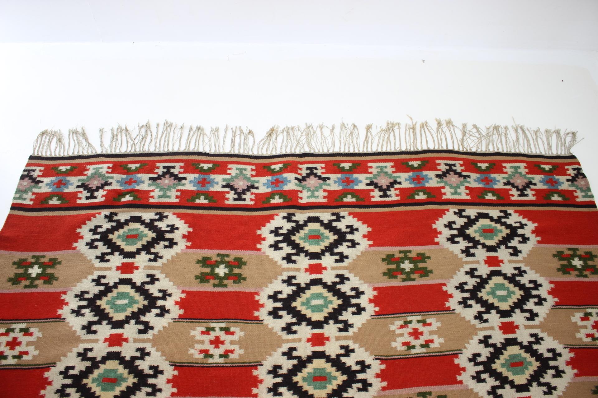 Mid-20th Century 1940s Wool Rug/Carpet, Czechoslovakia  For Sale