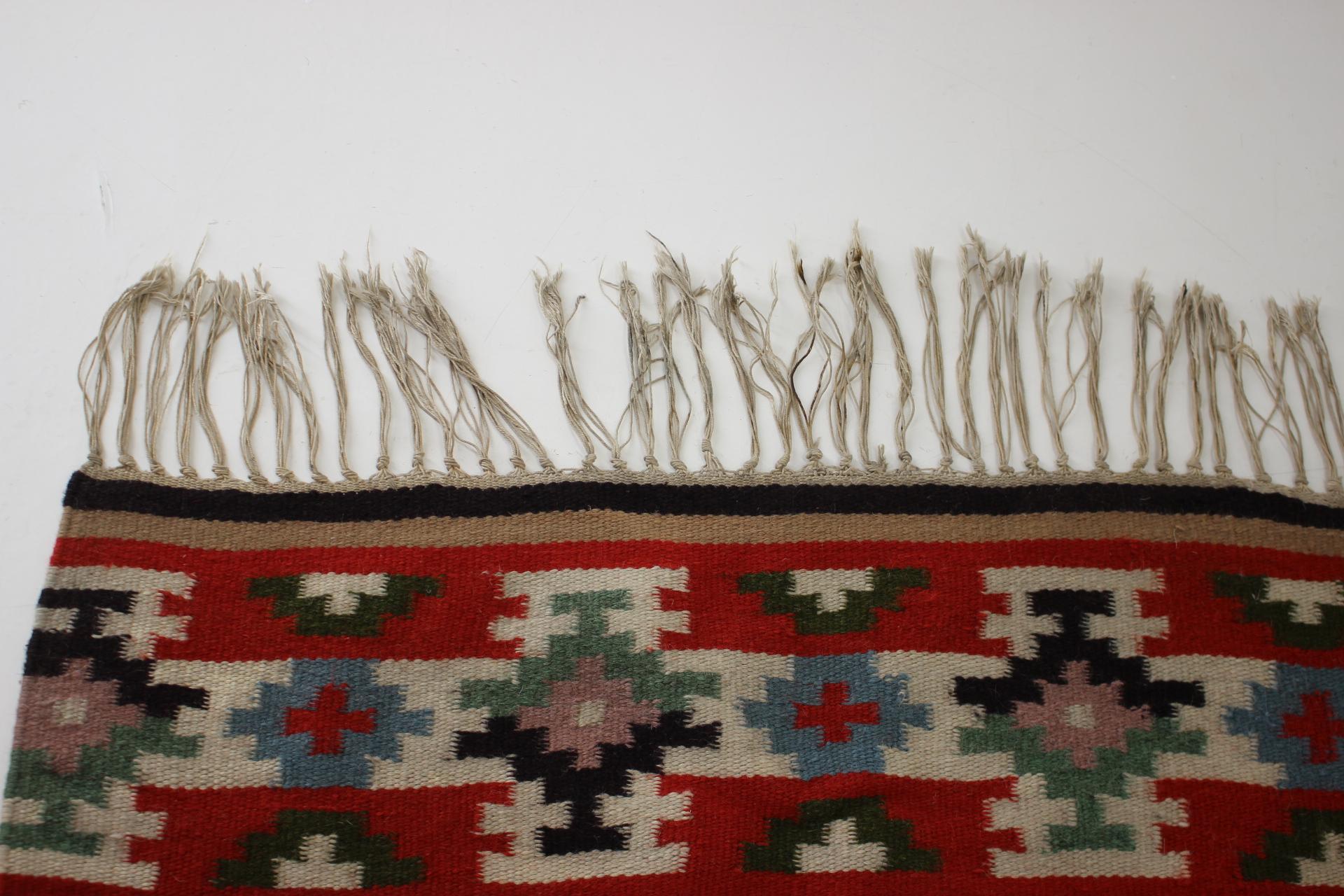 1940s Wool Rug/Carpet, Czechoslovakia  For Sale 1
