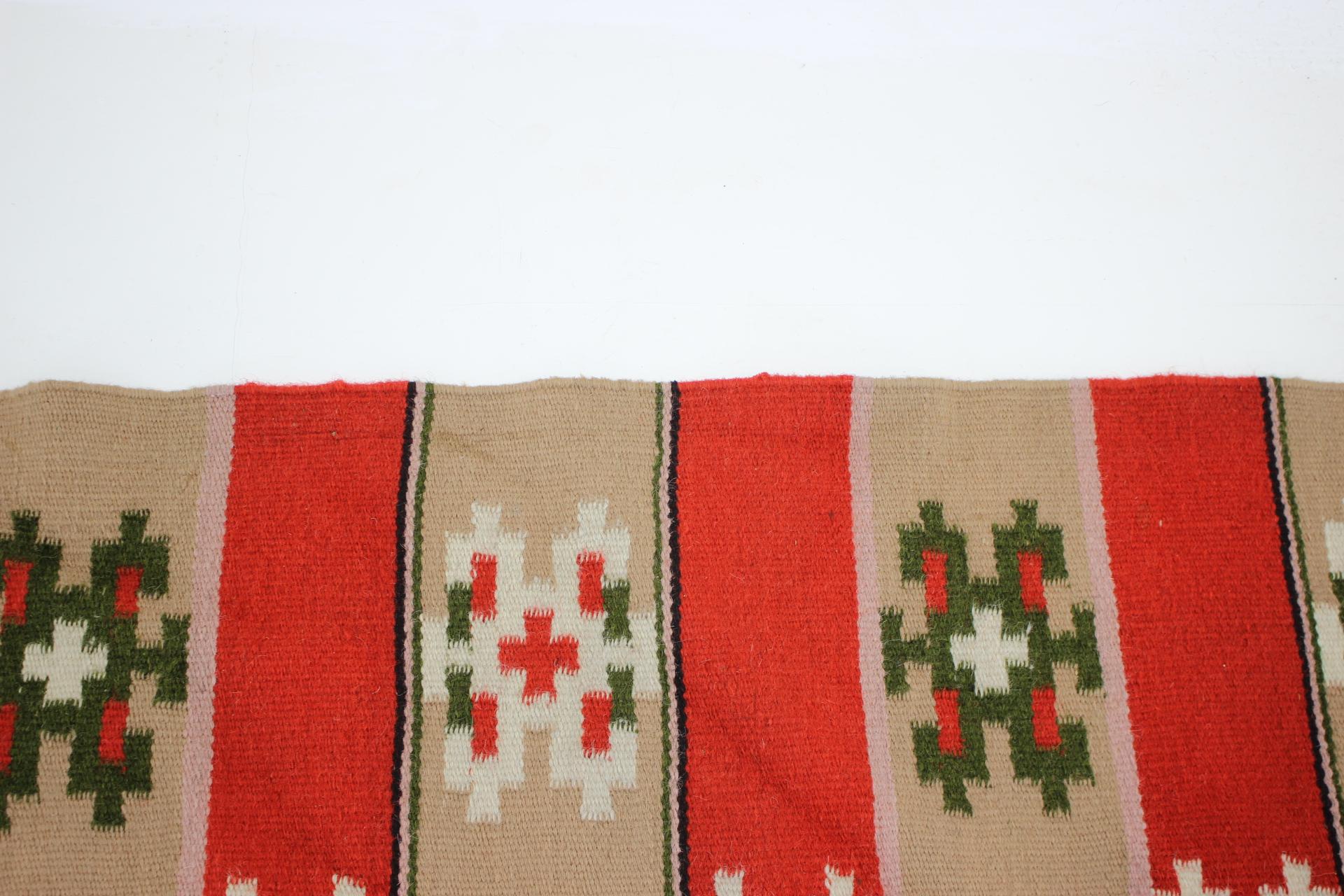 1940s Wool Rug/Carpet, Czechoslovakia  For Sale 4