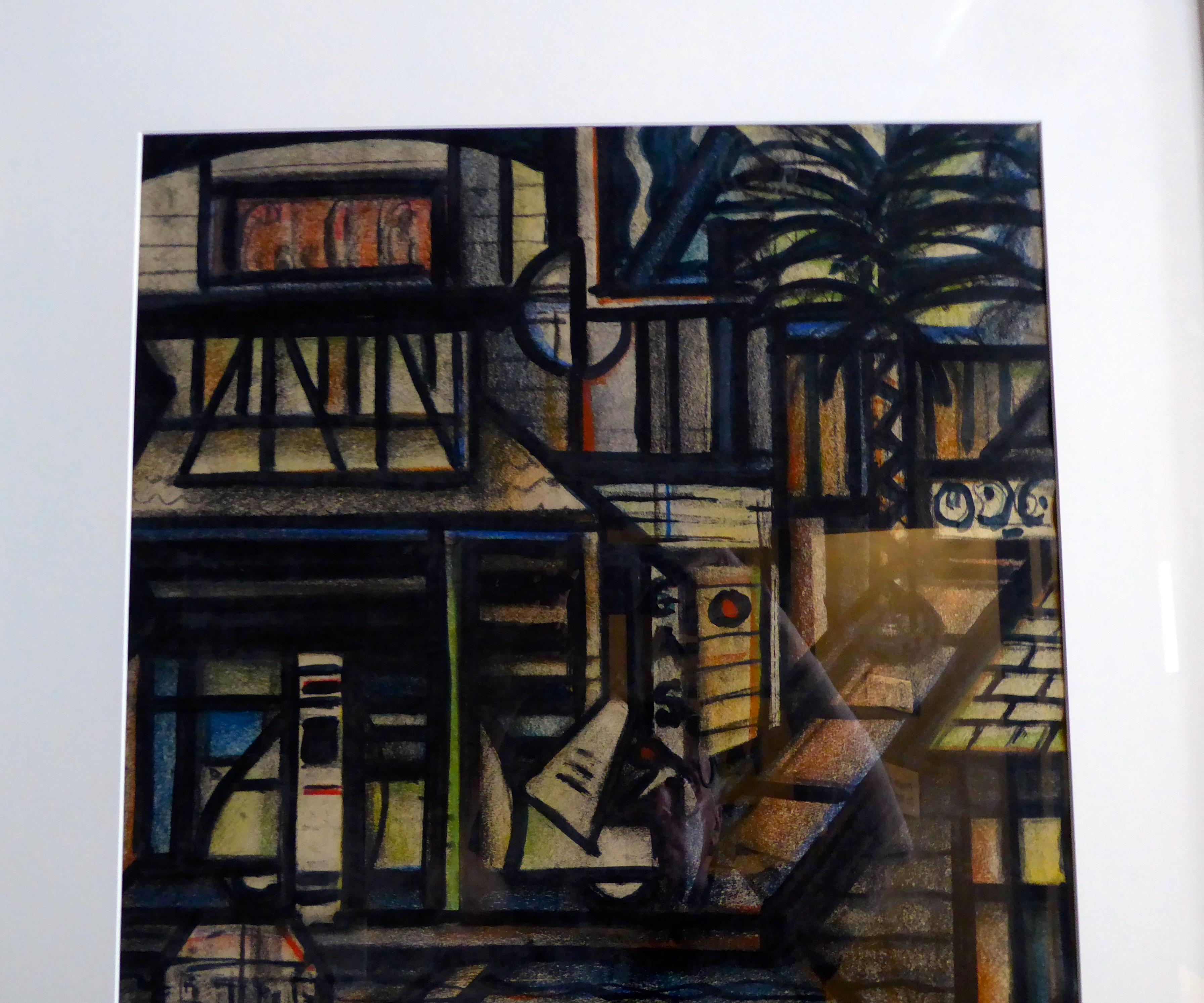 Mid-20th Century 1940s Work on Paper by American Artist Norman Stiles Chamberlain #2 For Sale