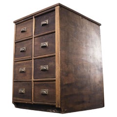 1940's Workshop Chest of Drawers, Eight Drawer Chest