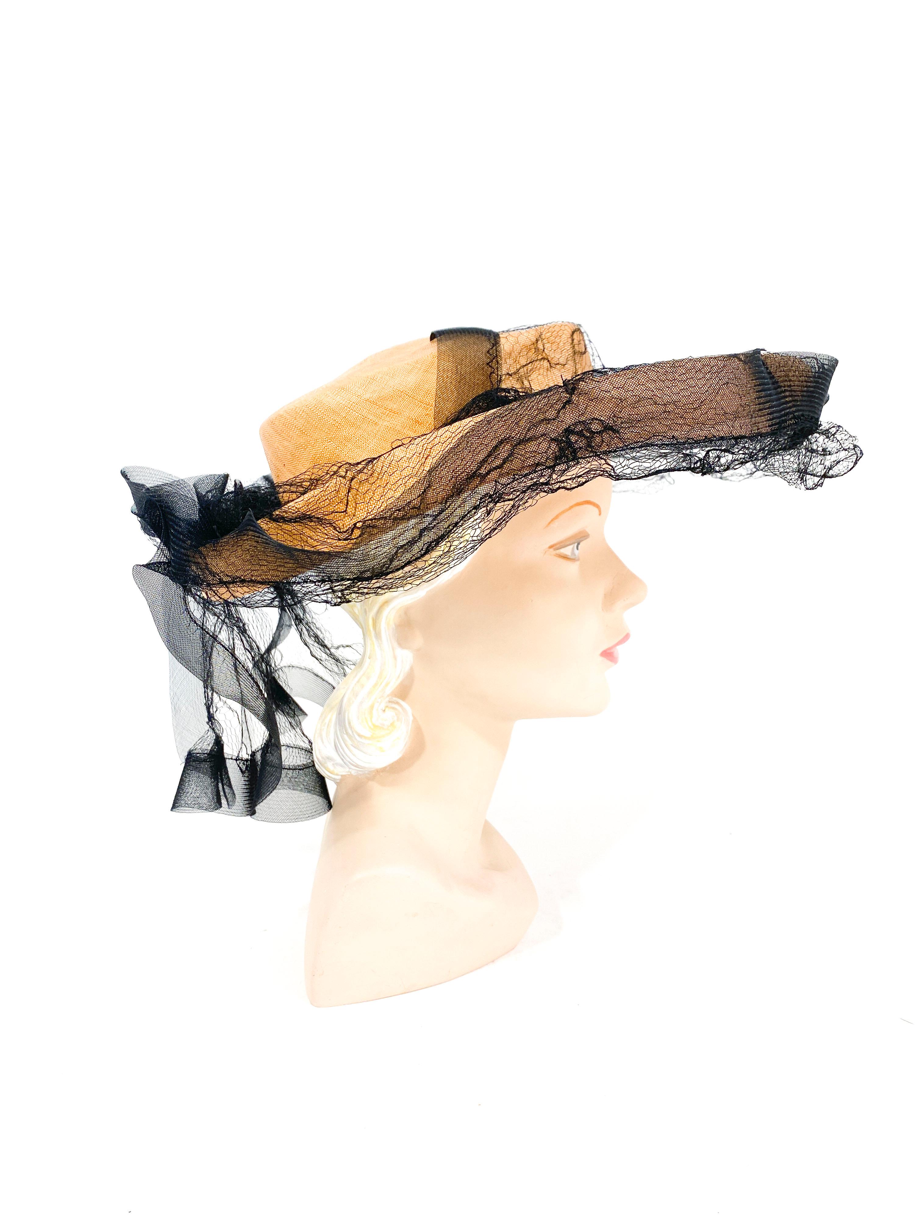 picture hat 1940s