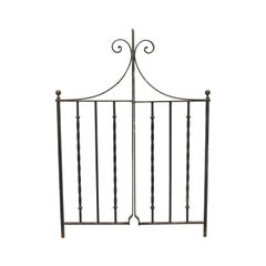 1940s Wrought Iron Double Garden Gate