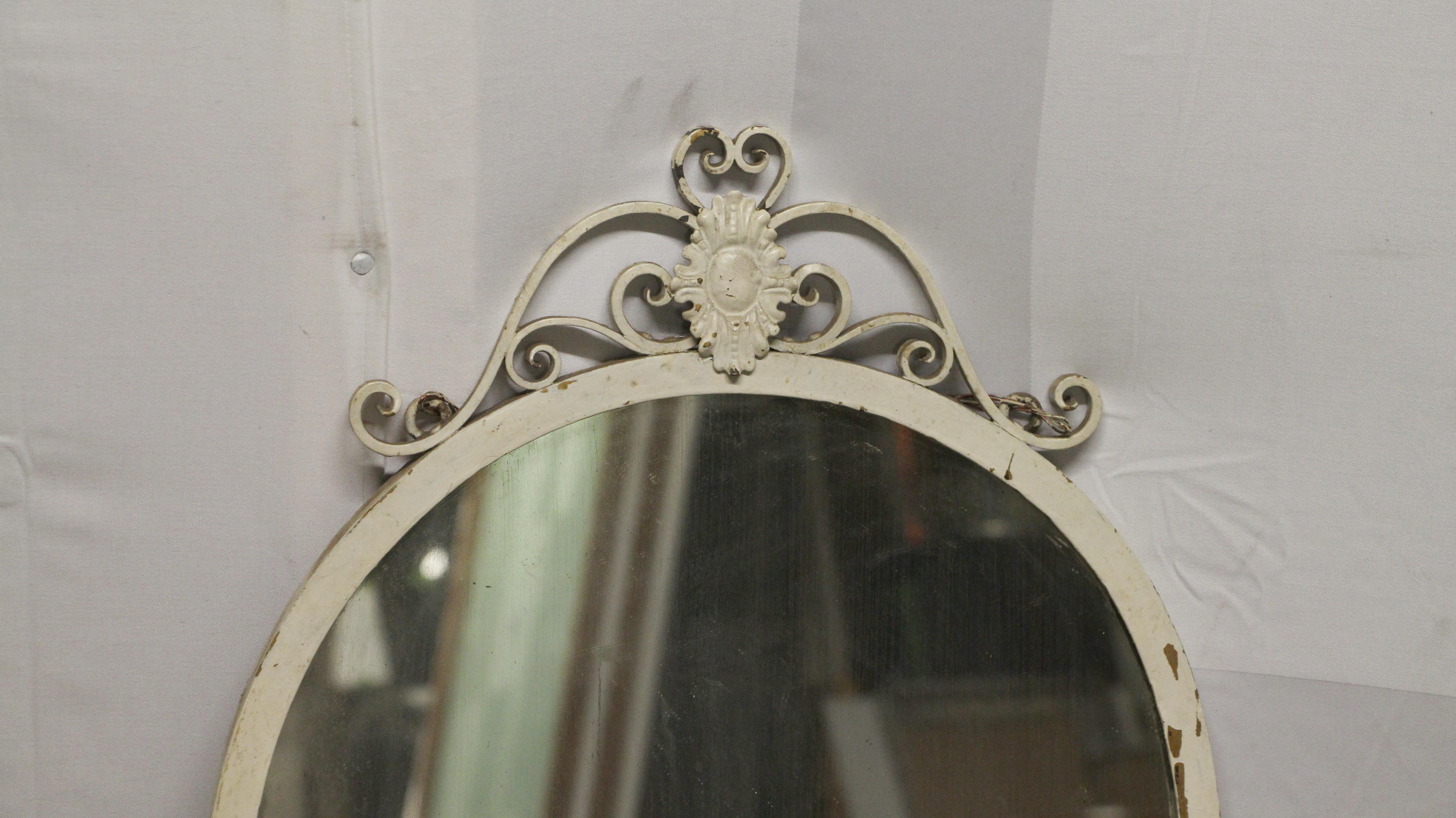 kirkland's bordeaux ornate scroll mirror