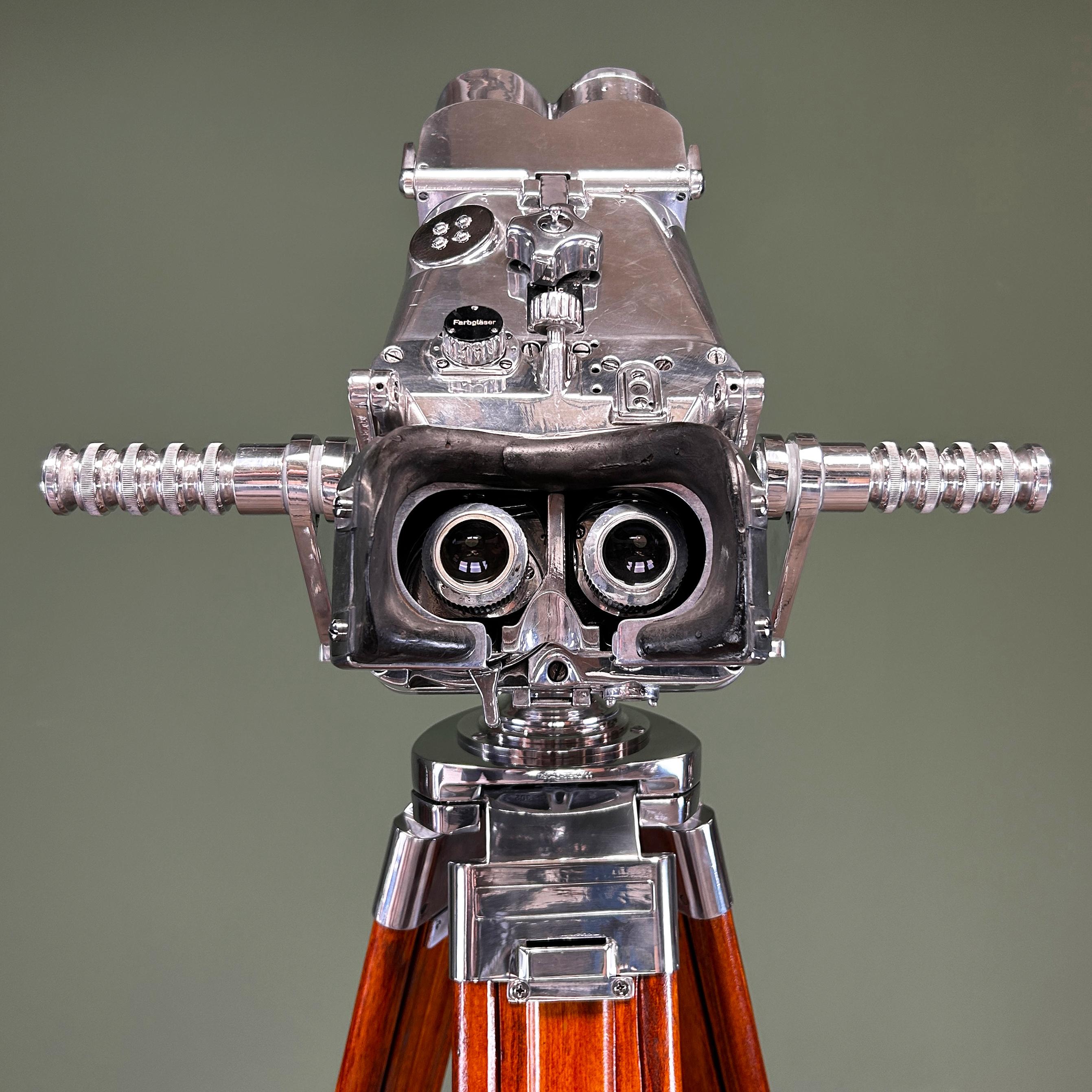 Milieu du XXe siècle 1940's WW2 Carl Zeiss BLC Flak 12x60 Anti Aircraft Binoculars en vente