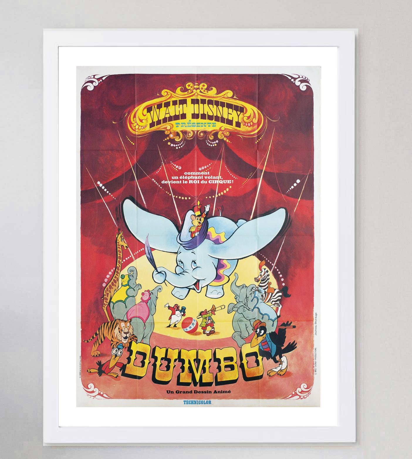 American 1941 Dumbo (French) Original Vintage Poster For Sale