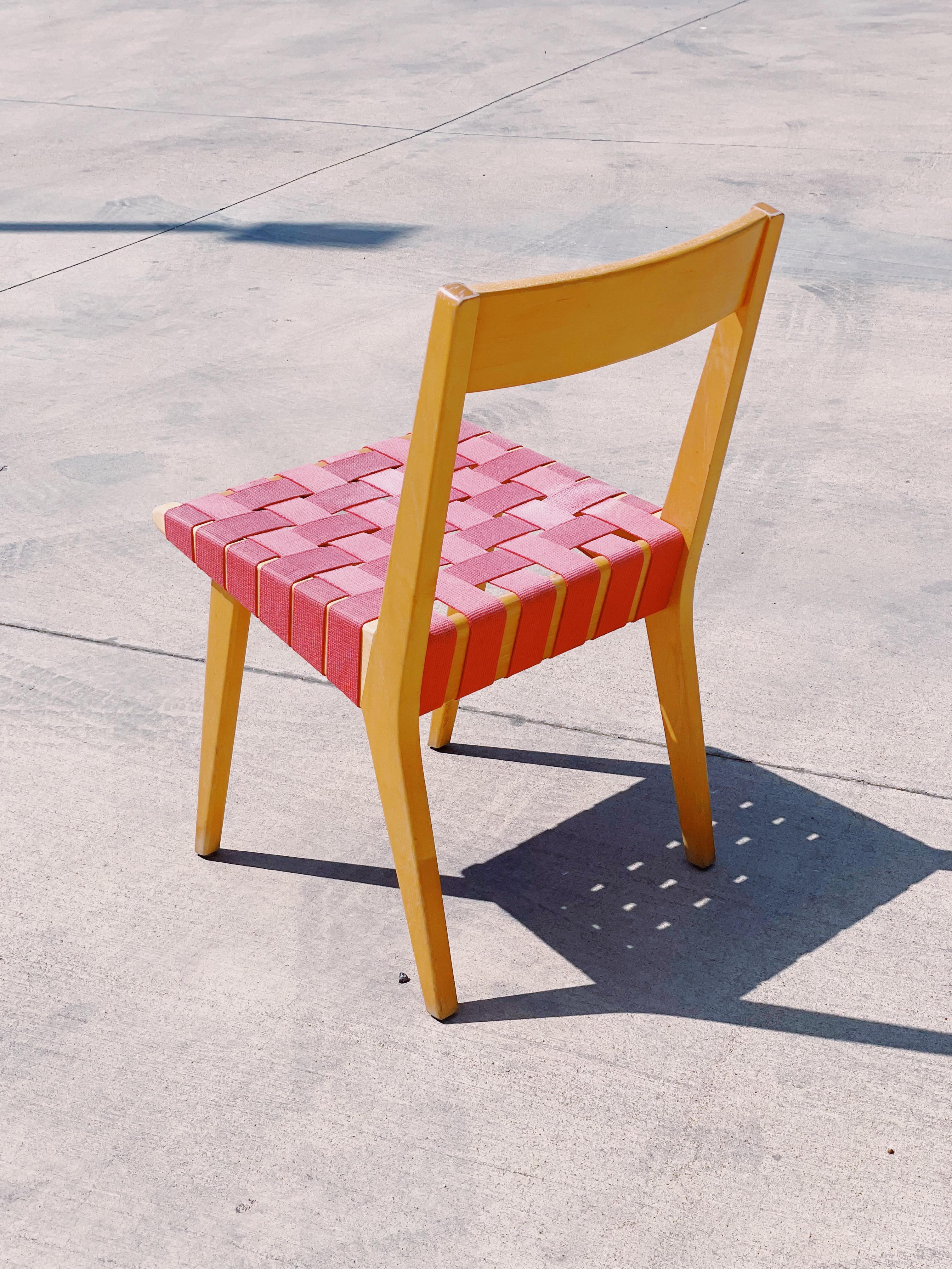 Mid-Century Modern 1941 Jens Risom for Knoll Chair, Model 666; 600 series For Sale