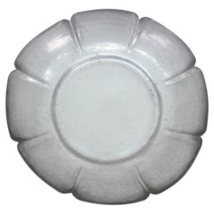 1941 Petersham Handicraft Helen Coolidge Scalloped Pewter Serving Bowl 11"