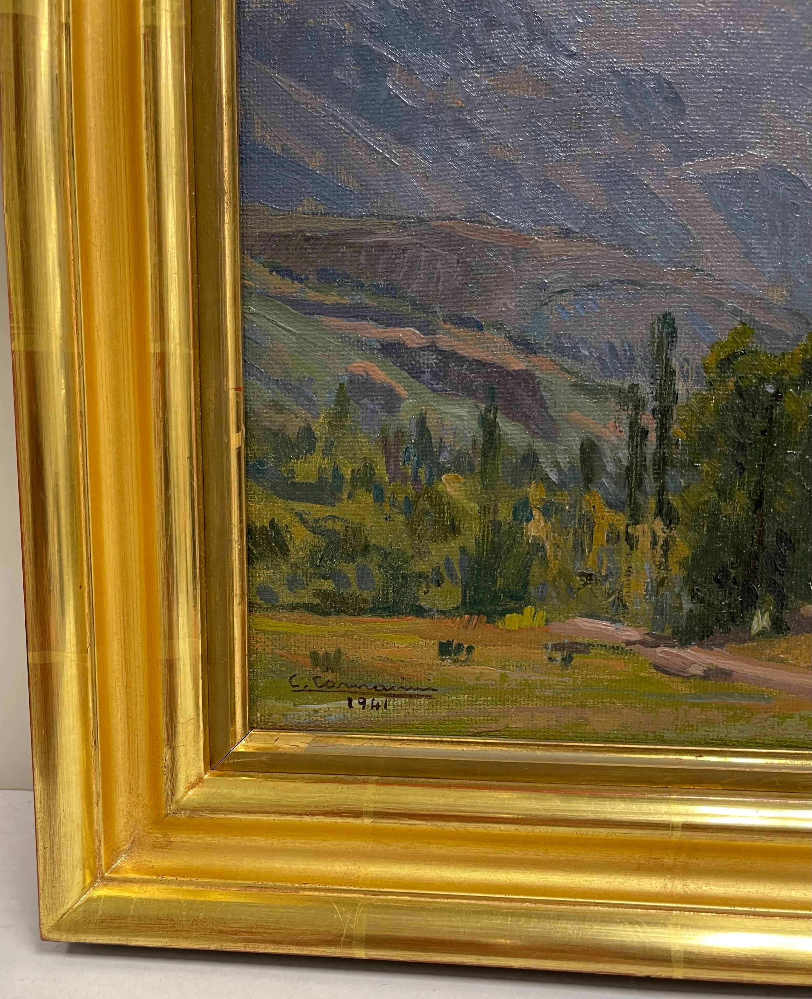 Colonial espagnol 1941 Rio Blanco, Chili par Ceferino Carnaci en vente