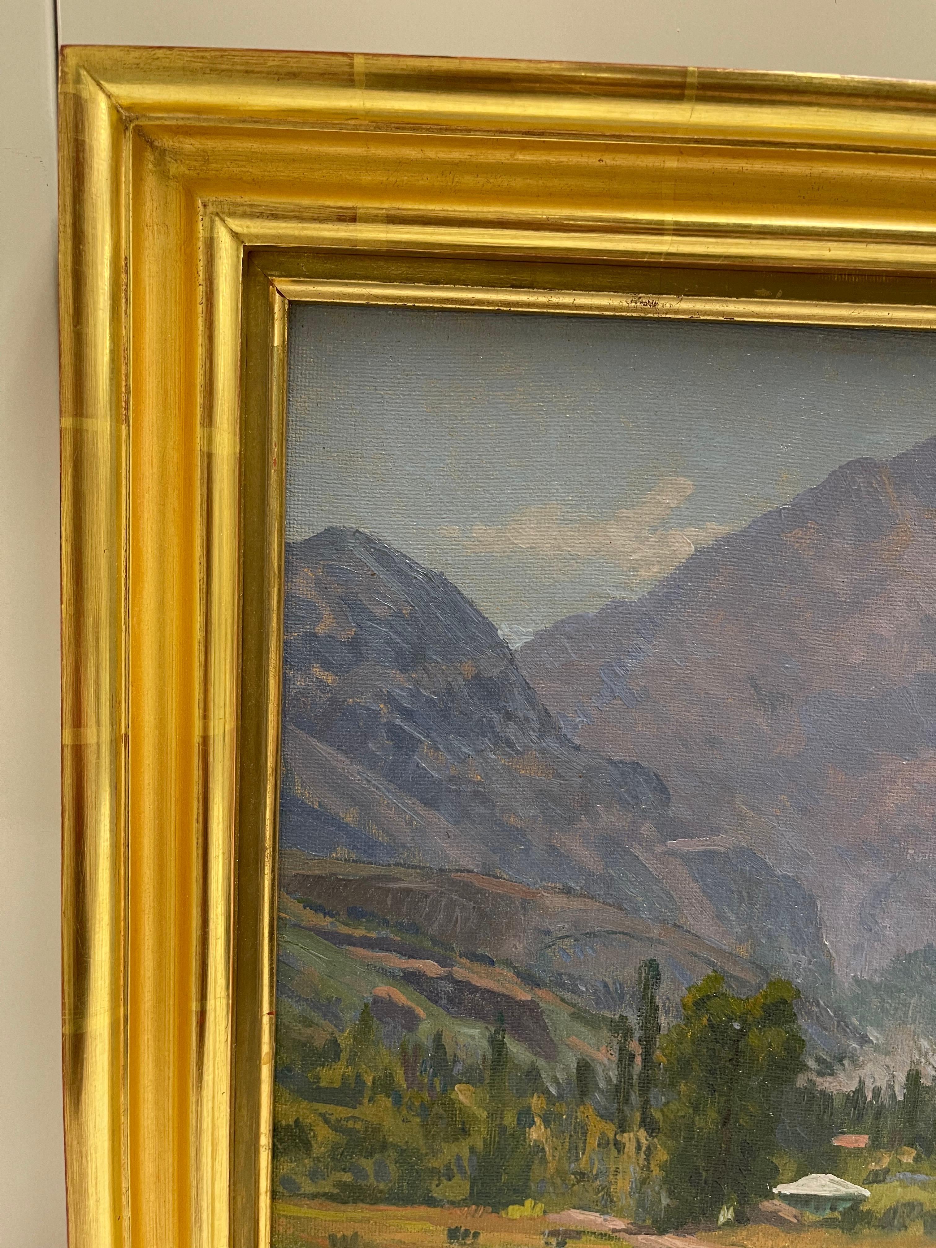 Milieu du XXe siècle 1941 Rio Blanco, Chili par Ceferino Carnaci en vente