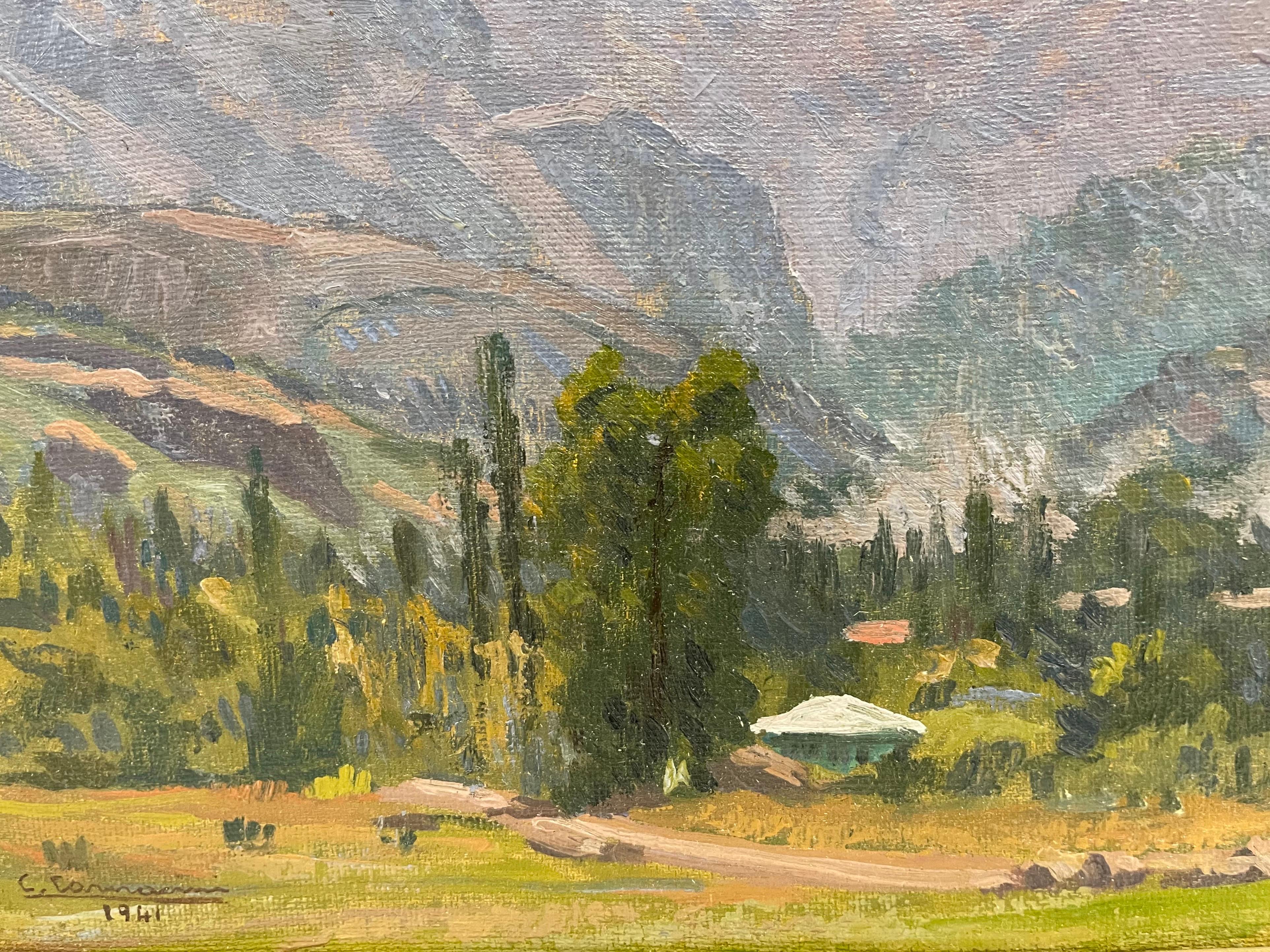 Bois 1941 Rio Blanco, Chili par Ceferino Carnaci en vente