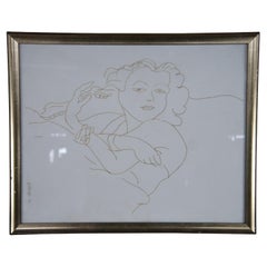 1941 Themes et Variations F-4 Henri Matisse Lithograph on Paper Female Portrait