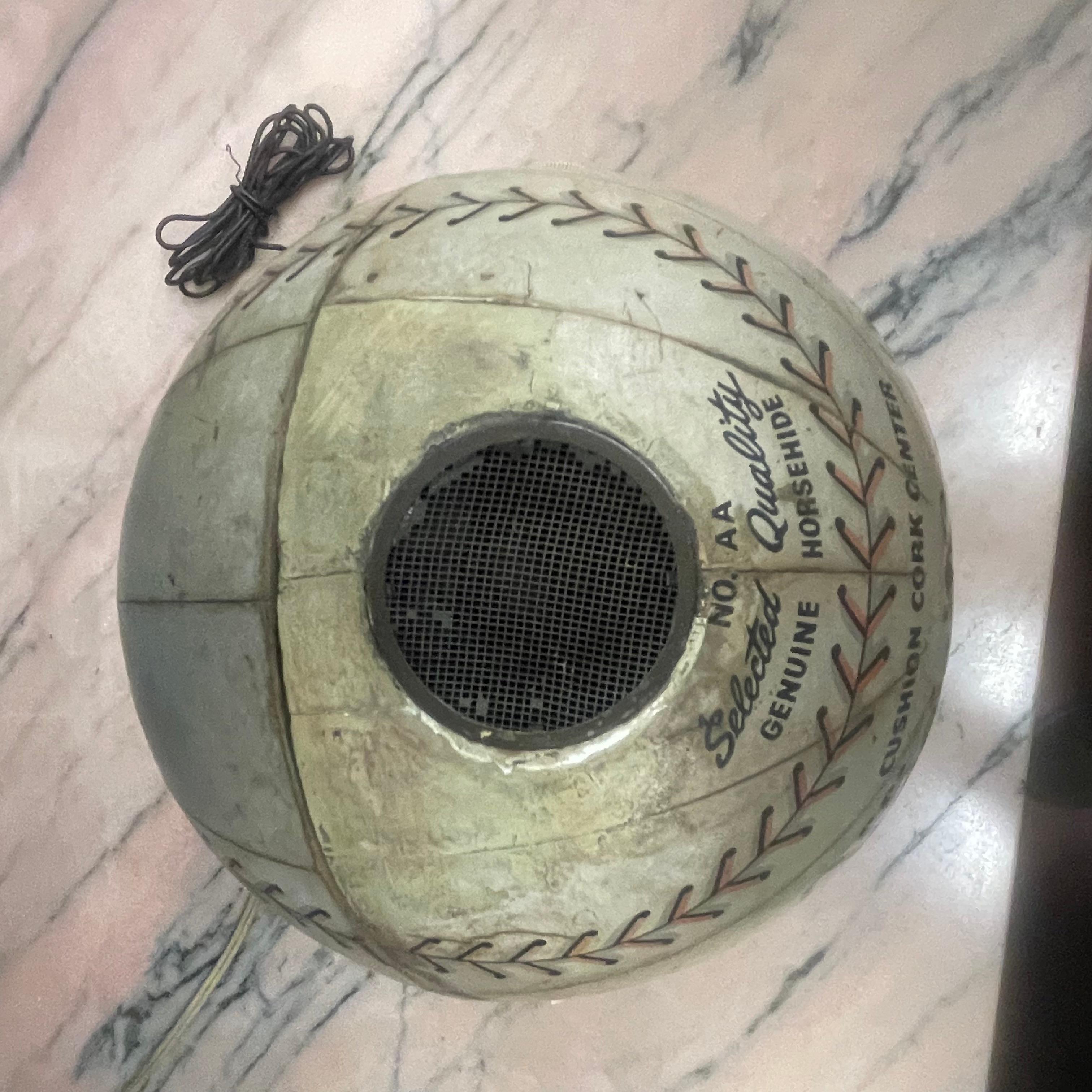 Metal 1941 Trophy Baseball Radio, Working Condition For Sale