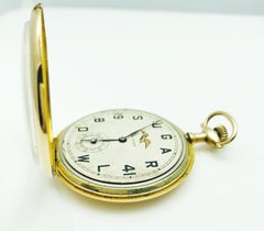 1941 Waltham Gold Filled 17 Jewel Open Faced Sugar Bowl Pocket Watch