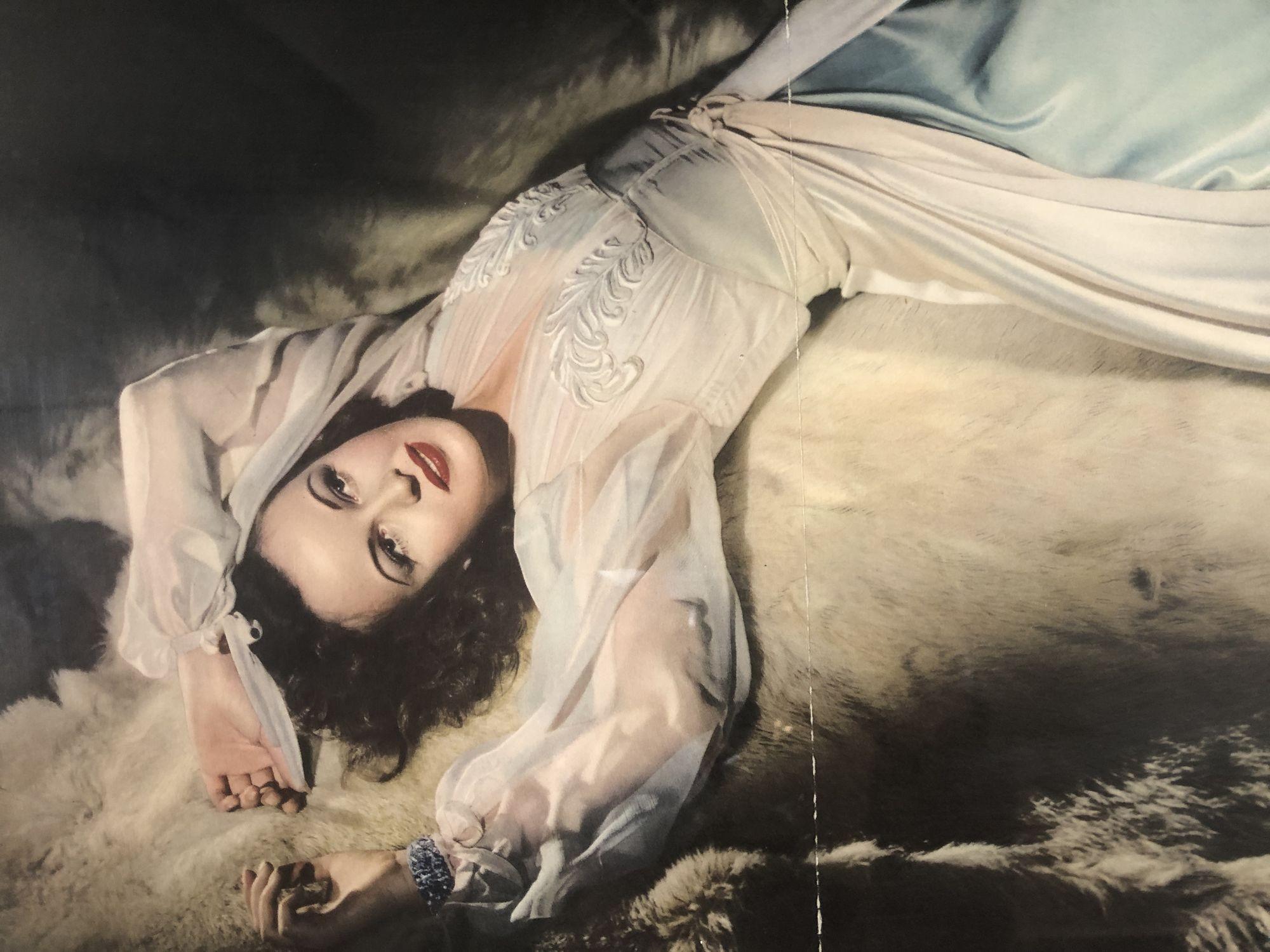 Americano Ritratto di Frances Gifford Hollywood del 1942 stampato da George Hurrell, incorniciato in vendita