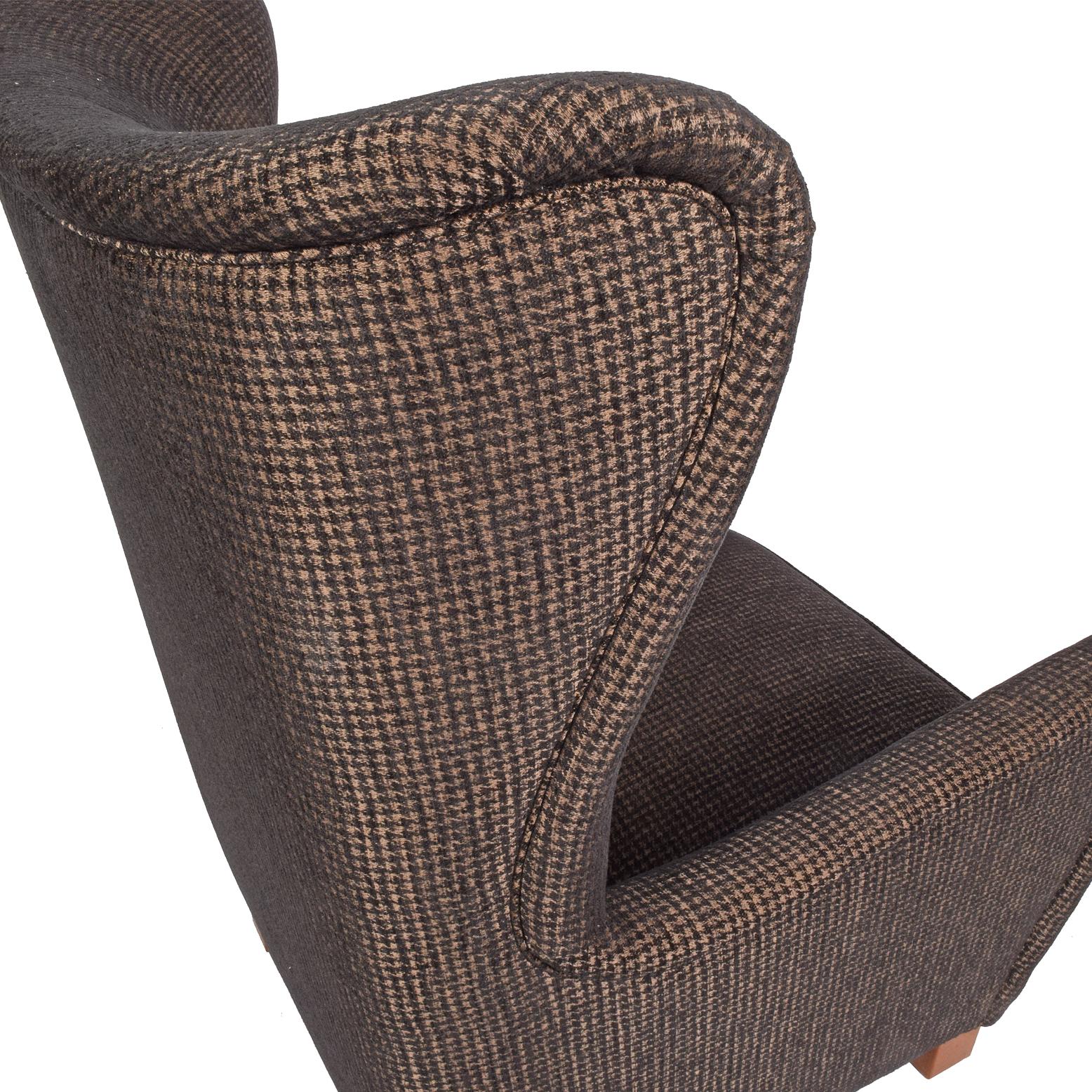 Danish 1942 Fritz Hansen Lounge Chair Model #1672