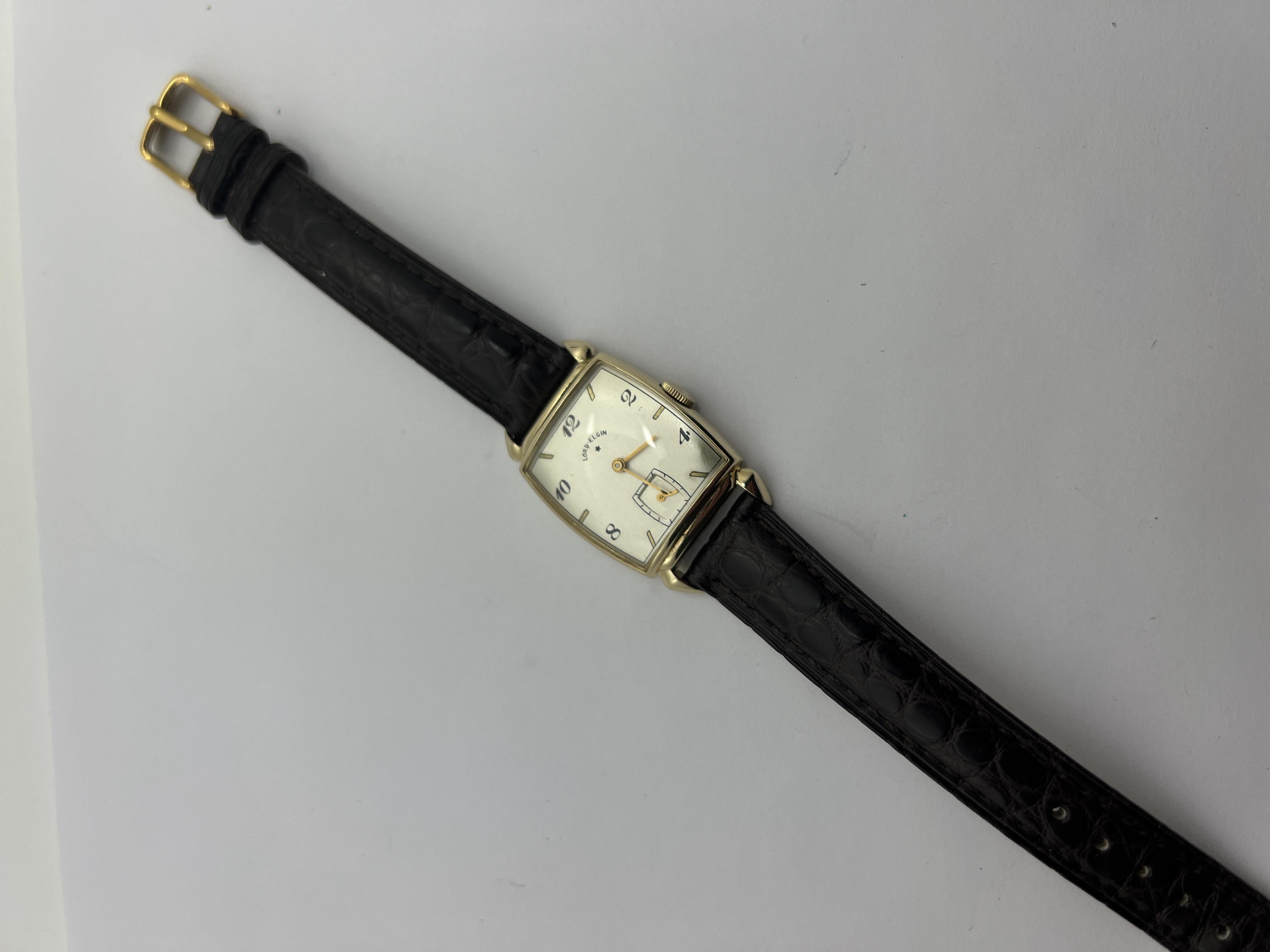 1942 Lord Elgin Caliber 559 21 Jewels. Christmas 1943 For Sale 2