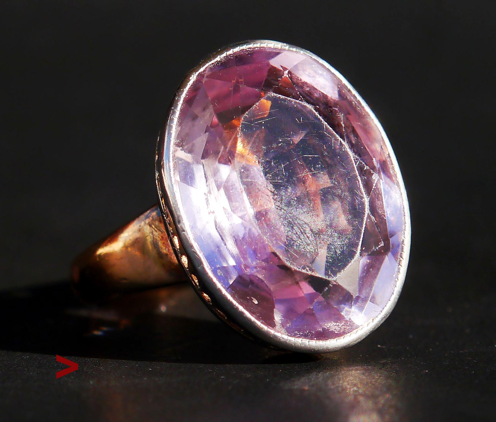 A Ring with Amethyst, Art -Deco styled and custom-made in Sweden in 1942. Being neutral this country was able to keep on living in peace and safety while the rest of Europe was busy fighting each other. Some people in Stockholm enjoyed life in full.