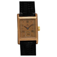 1942 Omega "Deluxe Marine" Standard Rare Early Waterproof Patented Case Watch