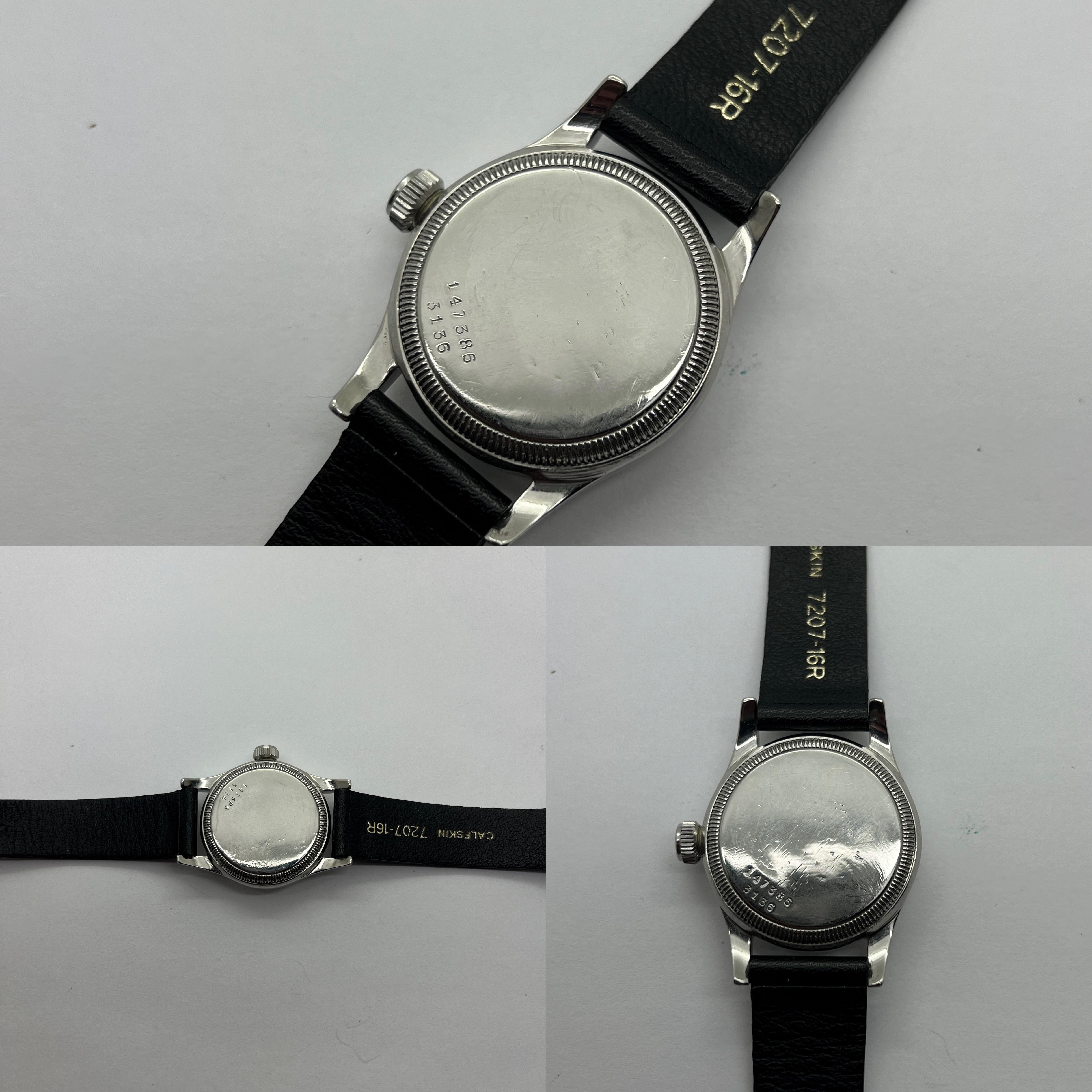 1942 Rolex “Raleigh” Stainless Steel. Total Restoration! For Sale 5